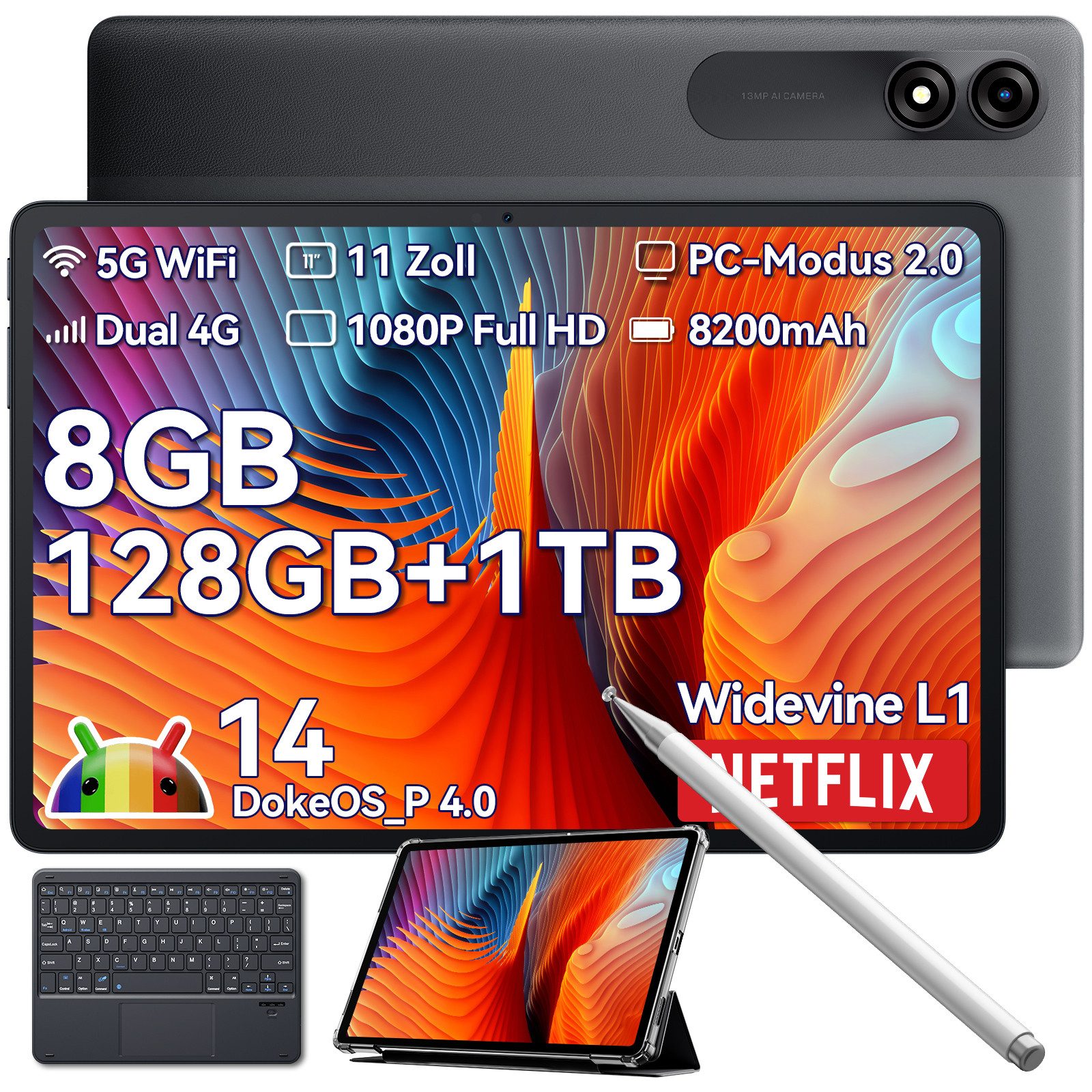 blackview Tab90(8GB+128GB) 4G LTE incl. Stift/