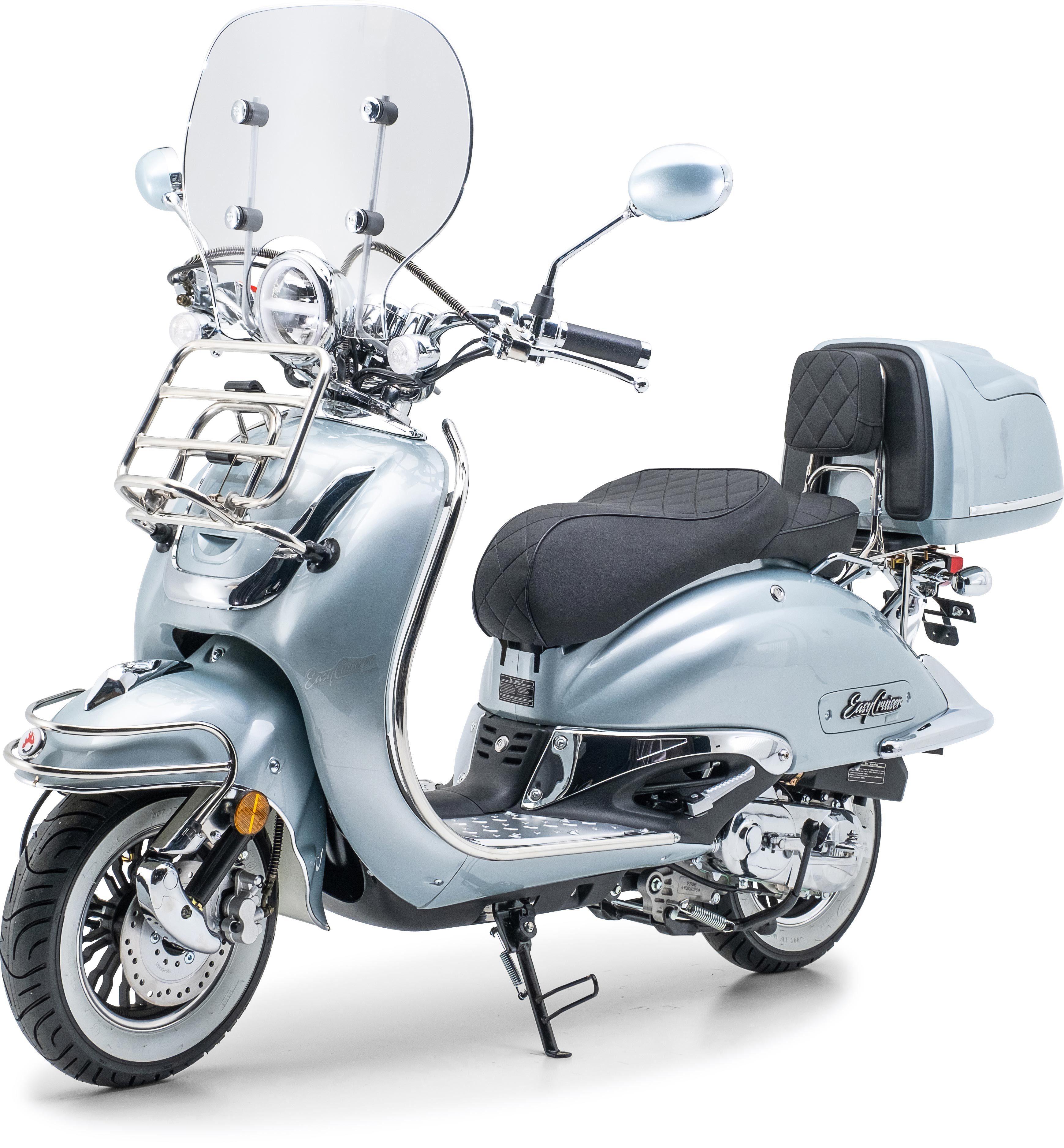 Burnout Motorroller EasyCruiser Chrom Silber, 125