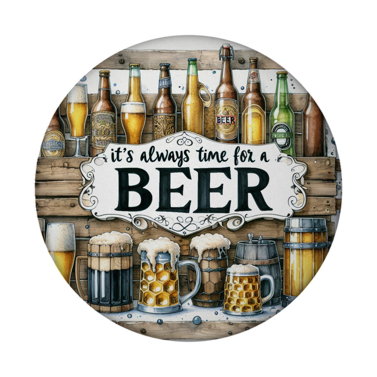 speecheese Magnet Bier Magnet rund mit