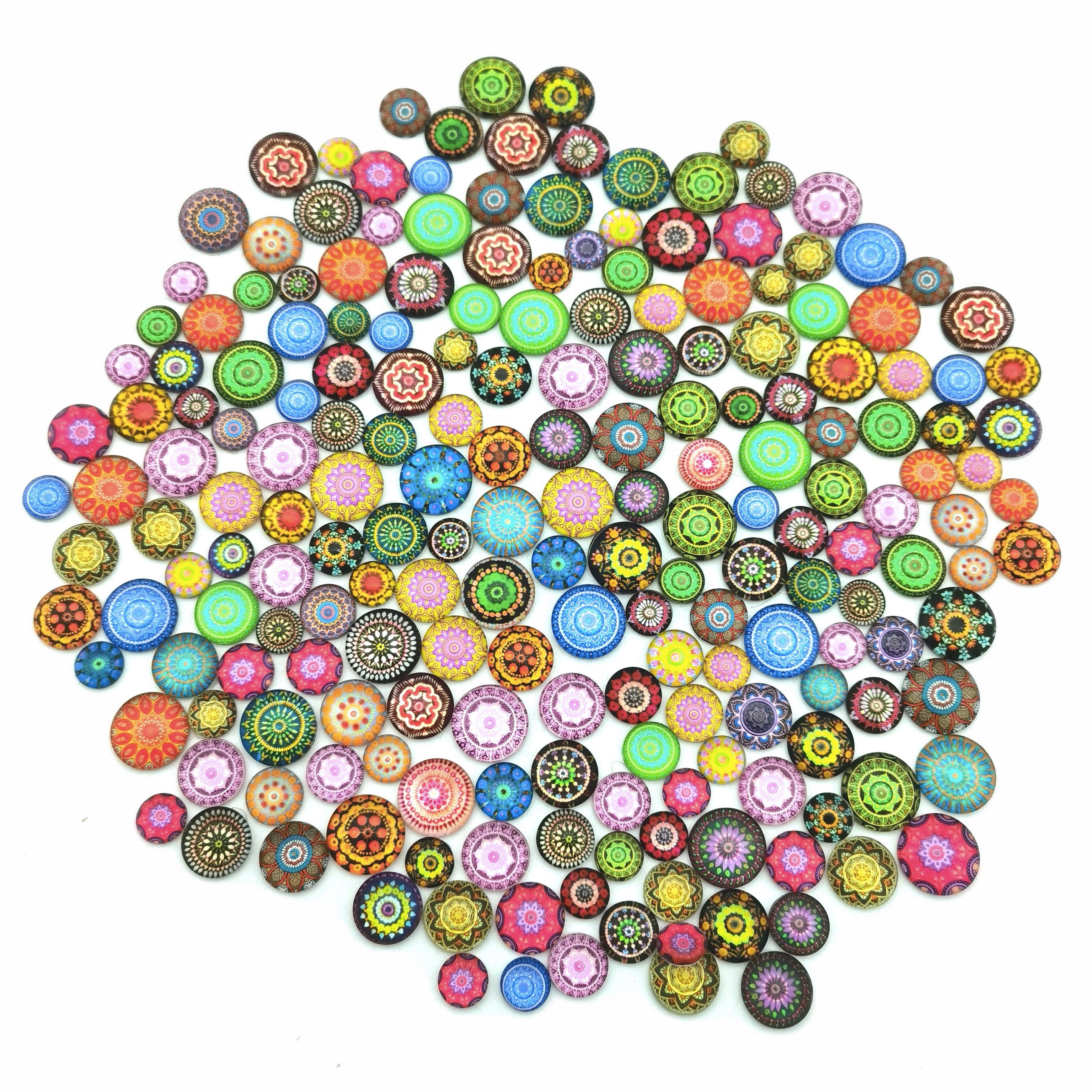 Armena Deko-Glas 200 Stück bunte Deko-Glas