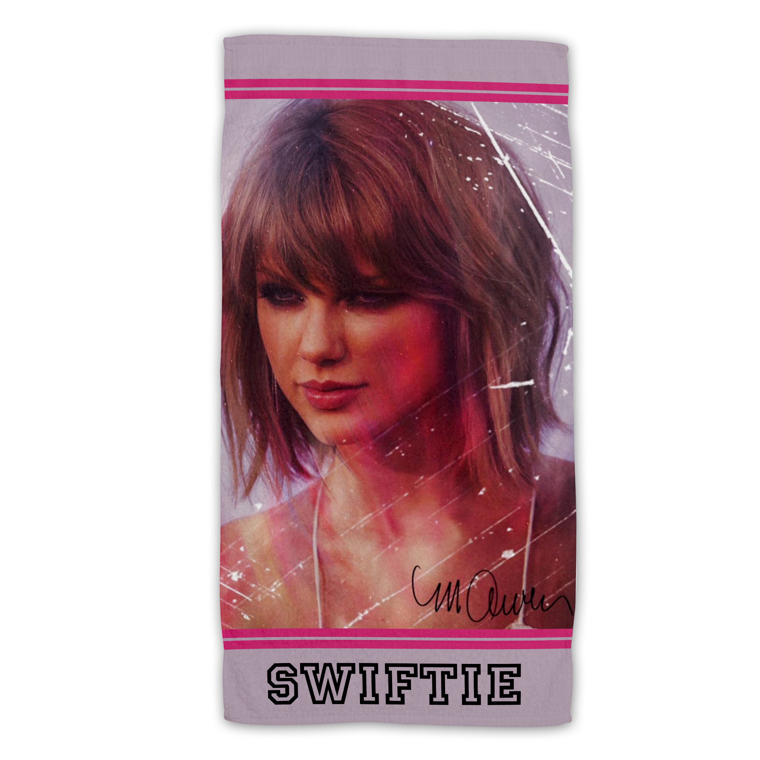 Jerry Fabrics Strandtuch Swiftie Baumwolle Frottee