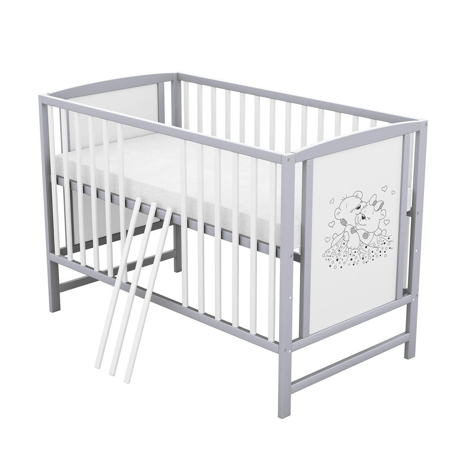 Baby-Delux Babybett Mia, Kinderbett 60x120 cm