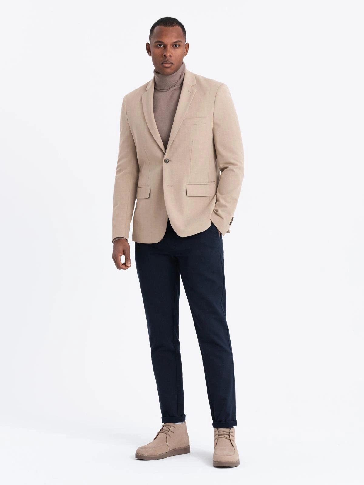 OMBRE Sakko Eleganter SLIM FIT Sakko