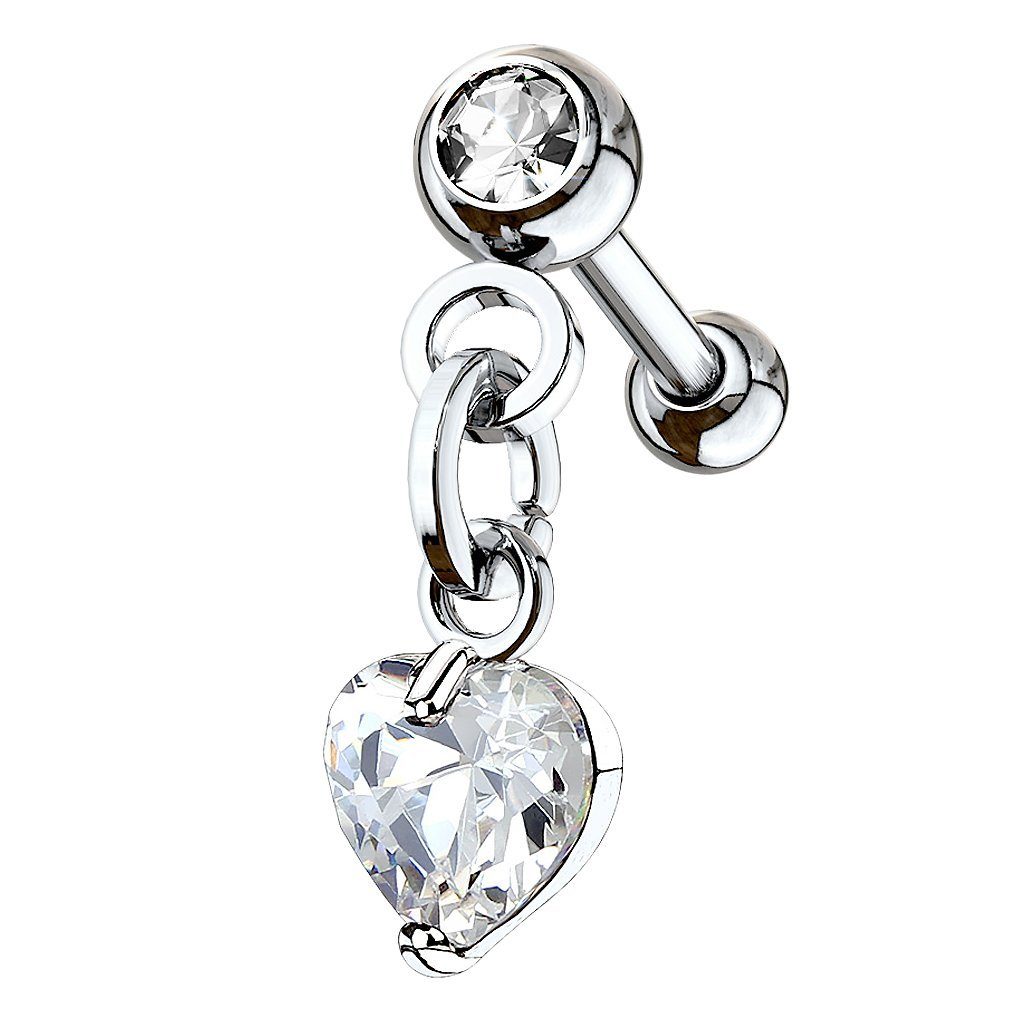 Taffstyle Piercing-Set Tragus Cartilage Piercing Kette