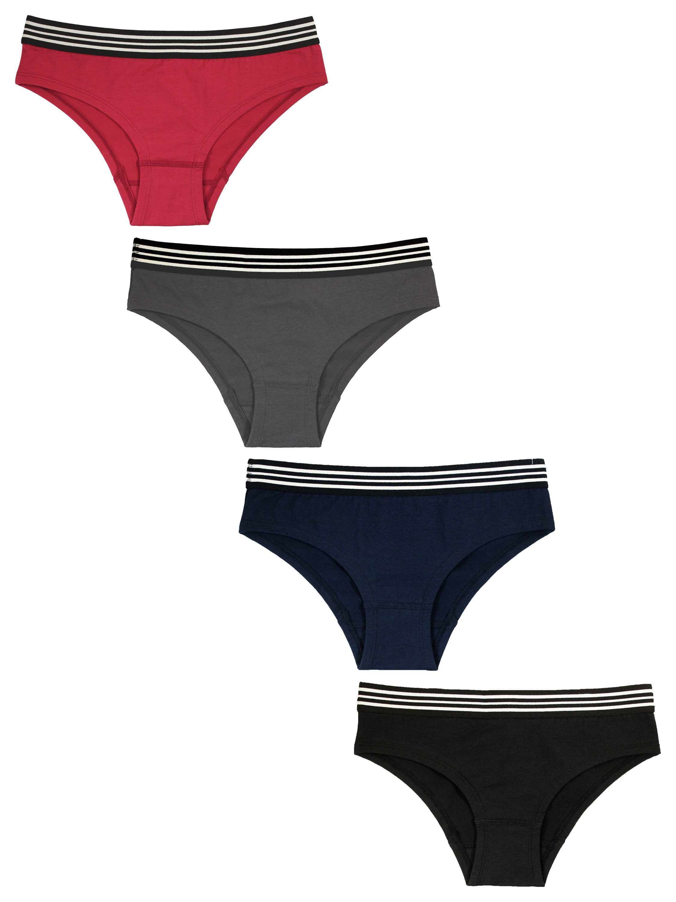 Fabio Farini Slip Damen Unterhosen - Frauen Panty-Slips aus