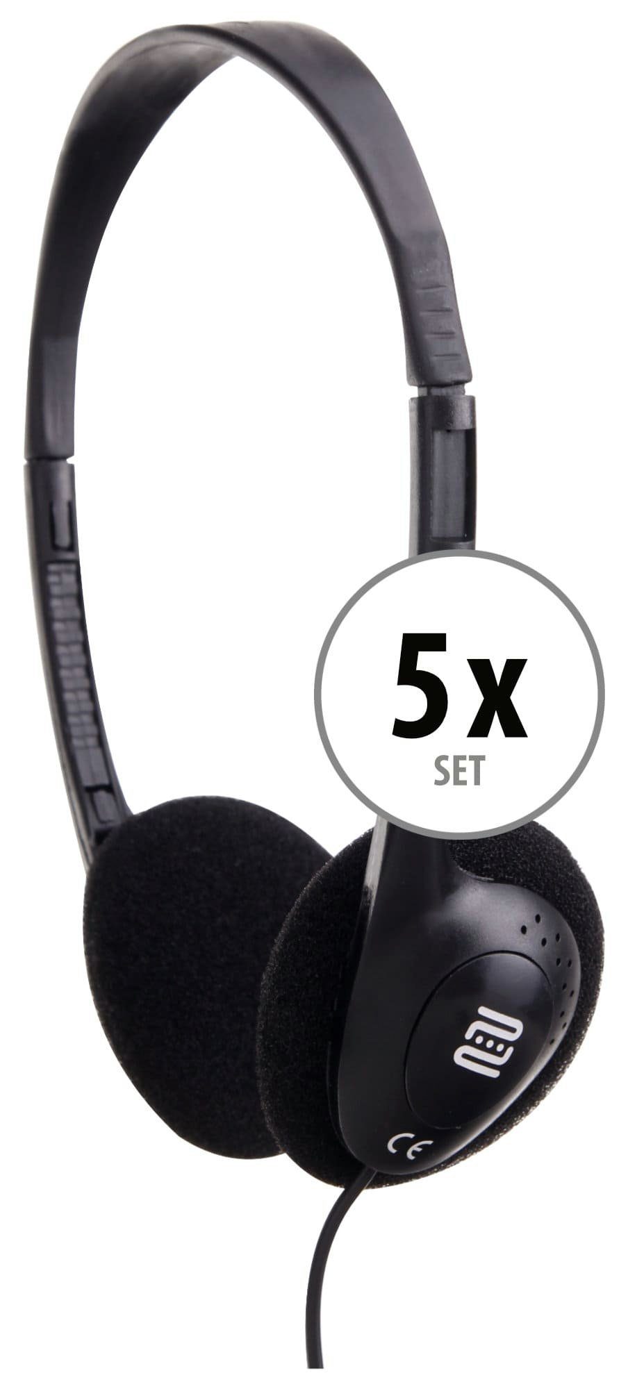 Pronomic KH-10 Leicht Kopfhörer HiFi-Kopfhörer (5