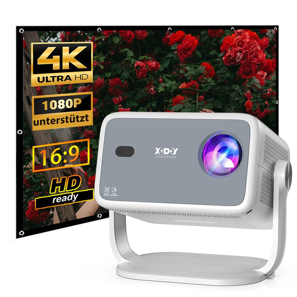 XGODY Netflix Official UHD-Beamer (20000 lm,