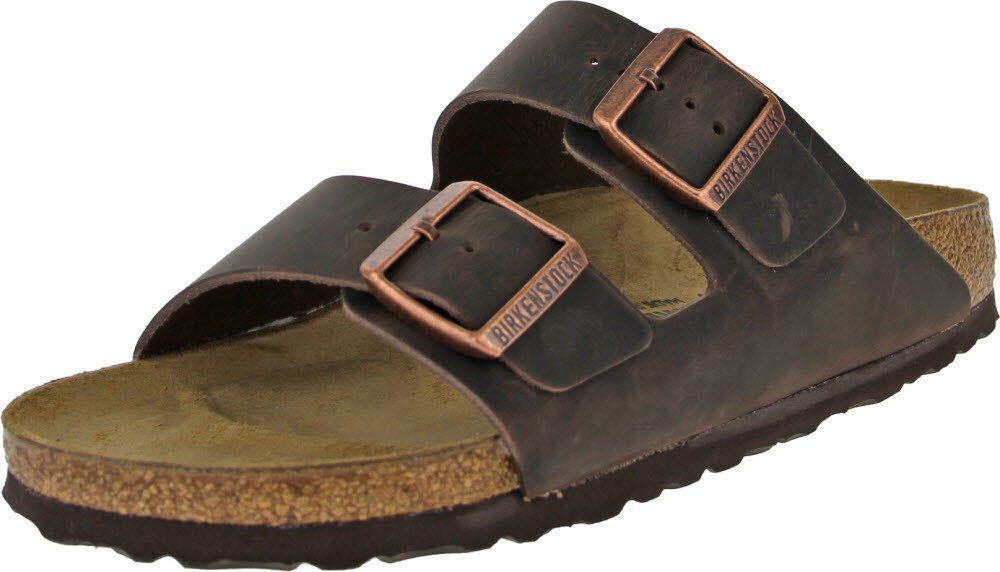 Birkenstock Birkenstock Arizona braun Fettleder Keilpantolette