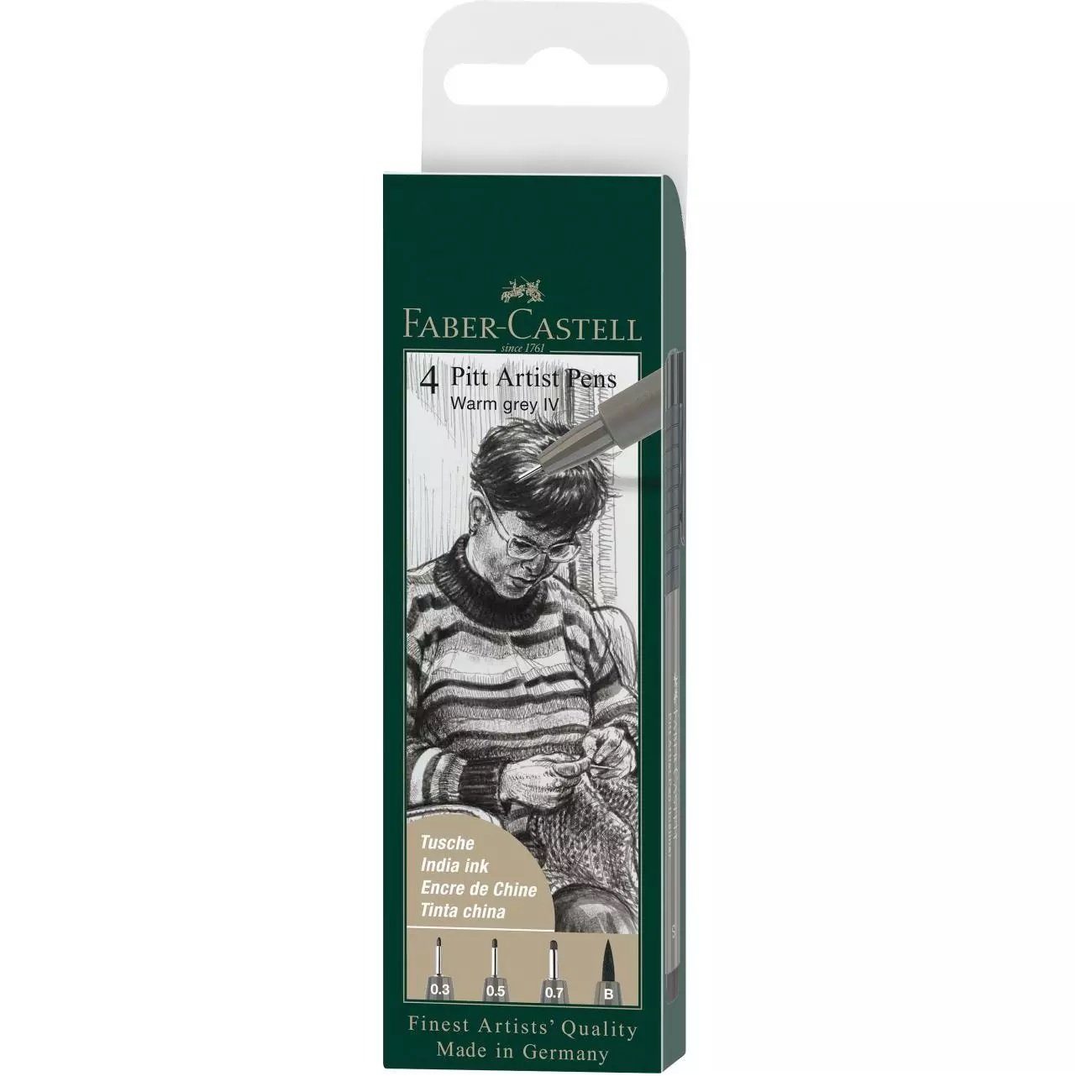 Faber-Castell Fineliner 4 Pitt Artist Pens