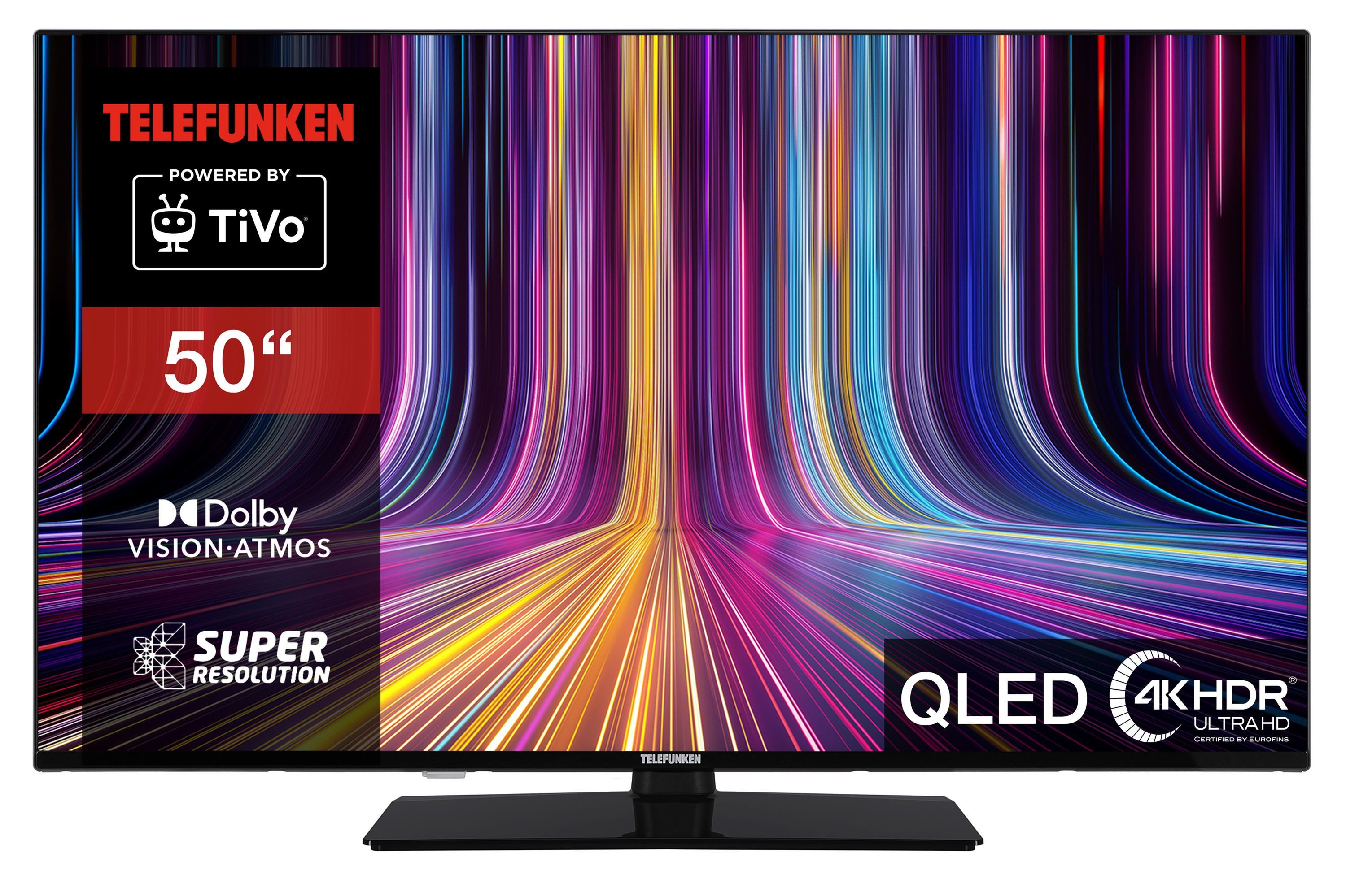 Telefunken QU50TO750MA QLED-Fernseher (126 cm/50 Zoll,