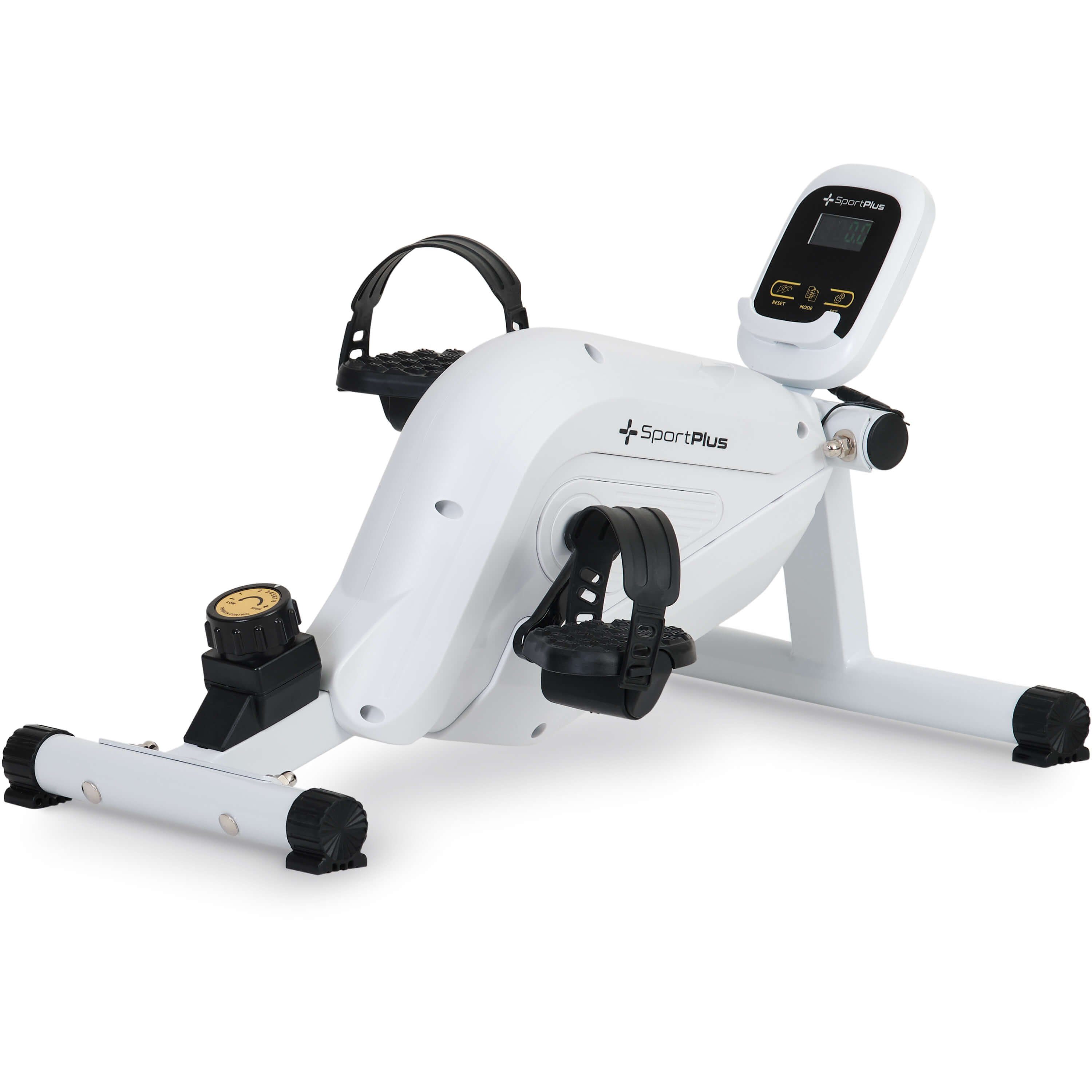 SportPlus Heimtrainer SP-HT-0001-W-iE, Mini-Heimtrainer, kleiner Beintrainer
