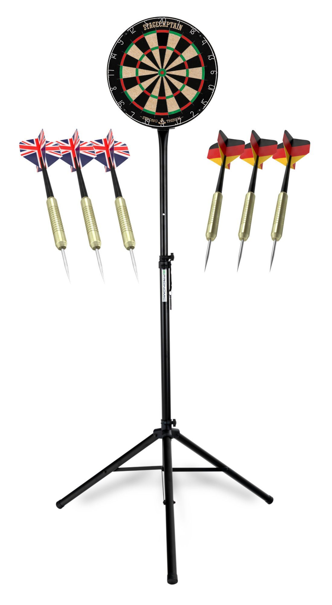Stagecaptain Dartscheibe DBS-1715 BullsEye Pro, (Dartboard