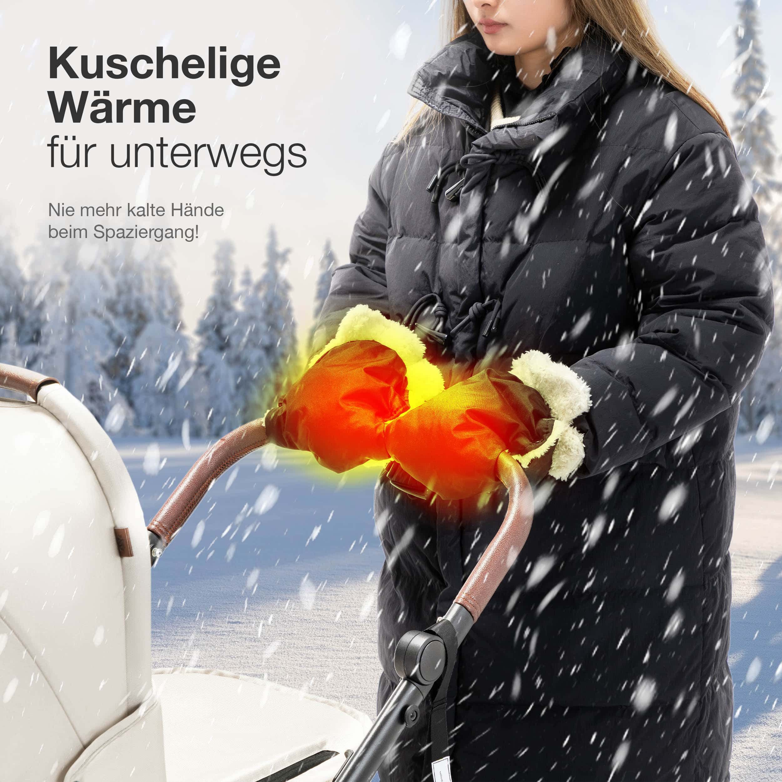Daliya® Kinderwagen-Handwärmer ArcticDuo Kinderwagen Handwärmer für