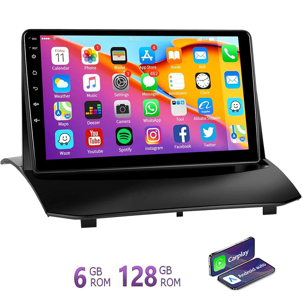ESSGOO 6+128G Android 14 GPS NAVI