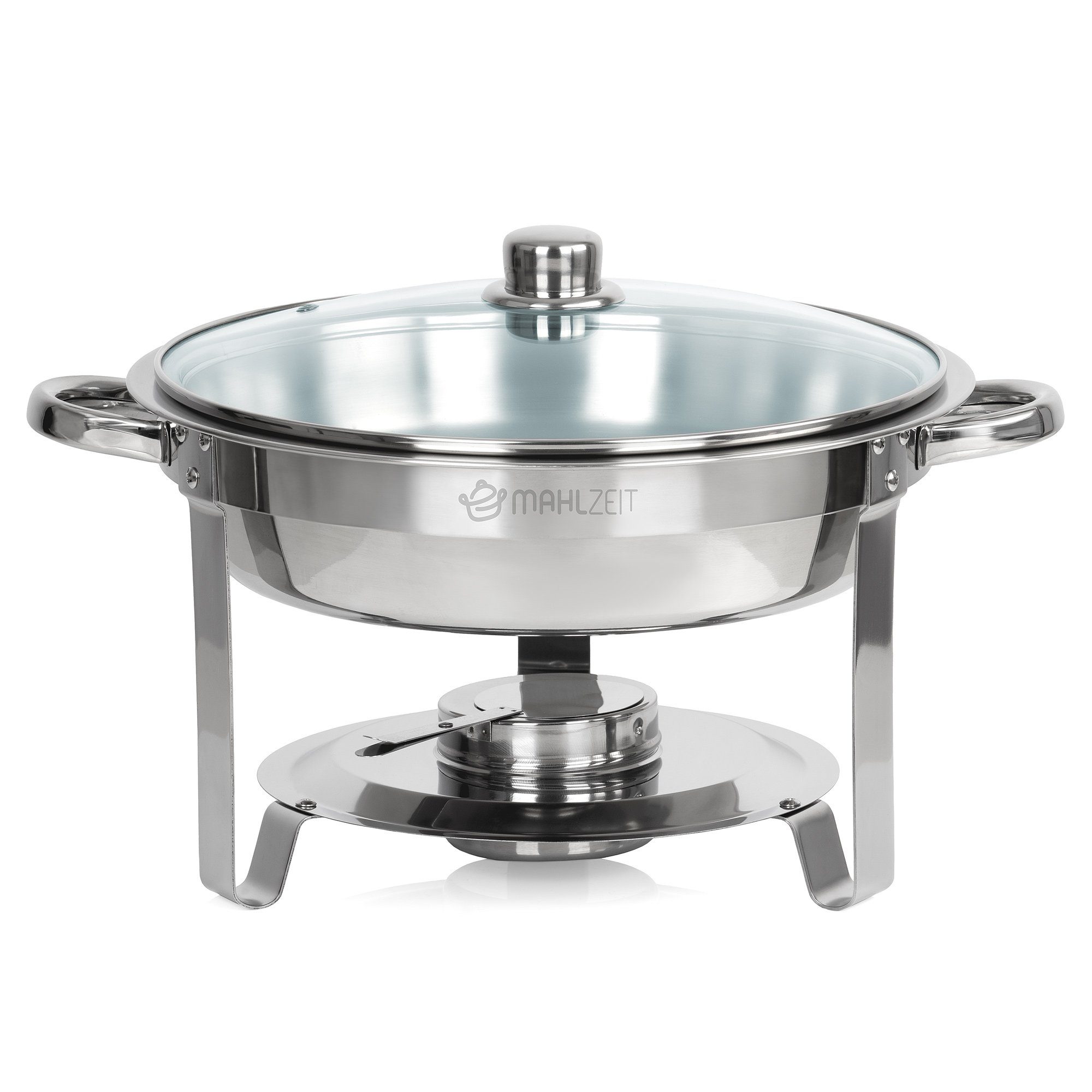 Mahlzeit Speisenwärmer Edelstahl Chafing Dish, 4