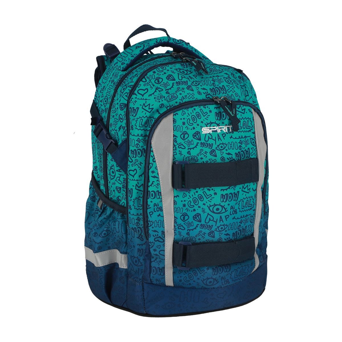 Spirit Schulrucksack SPIRIT Schulranzen Rucksack Mix