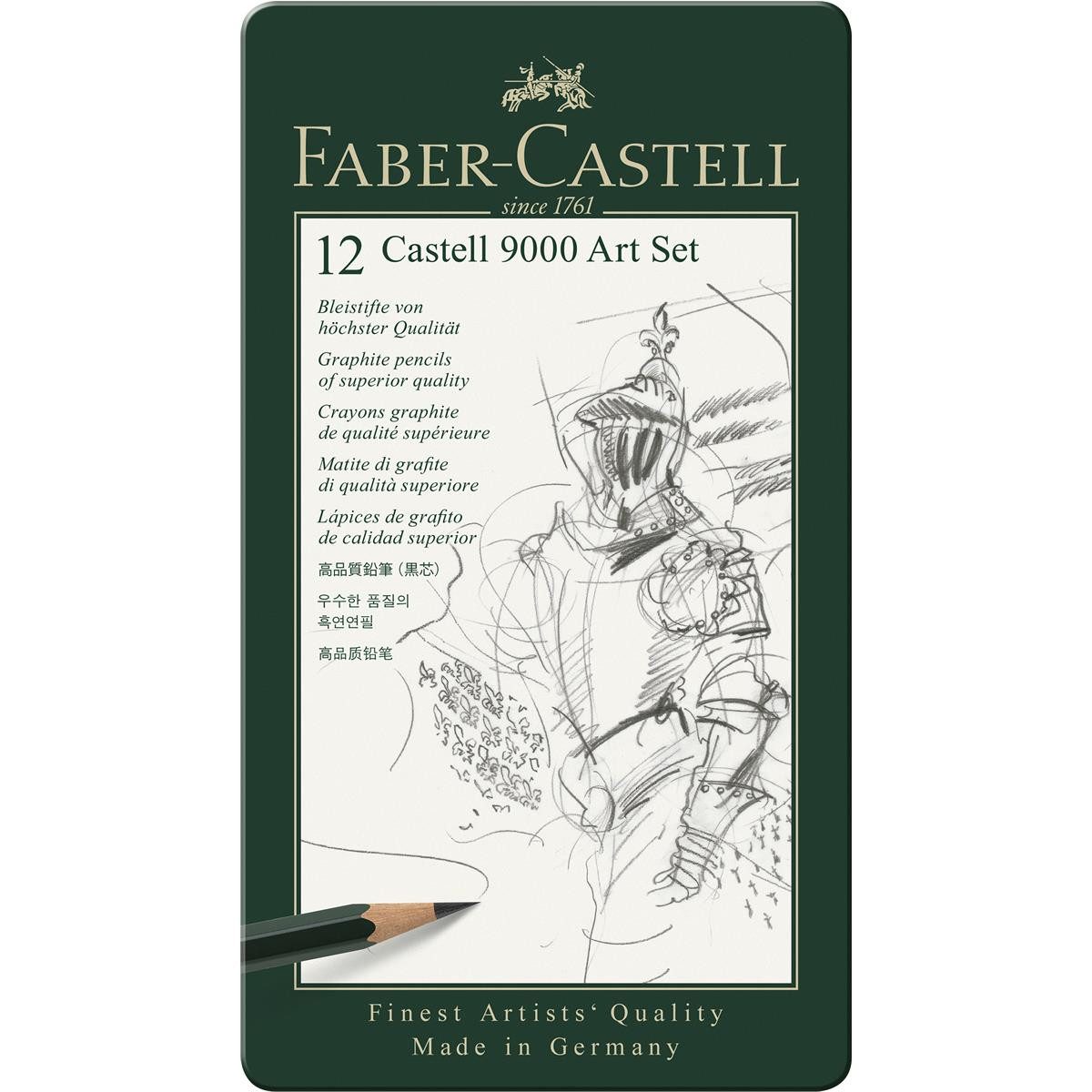 Faber-Castell Zeichenkohle Faber-Castell Castell 9000 Bleistift