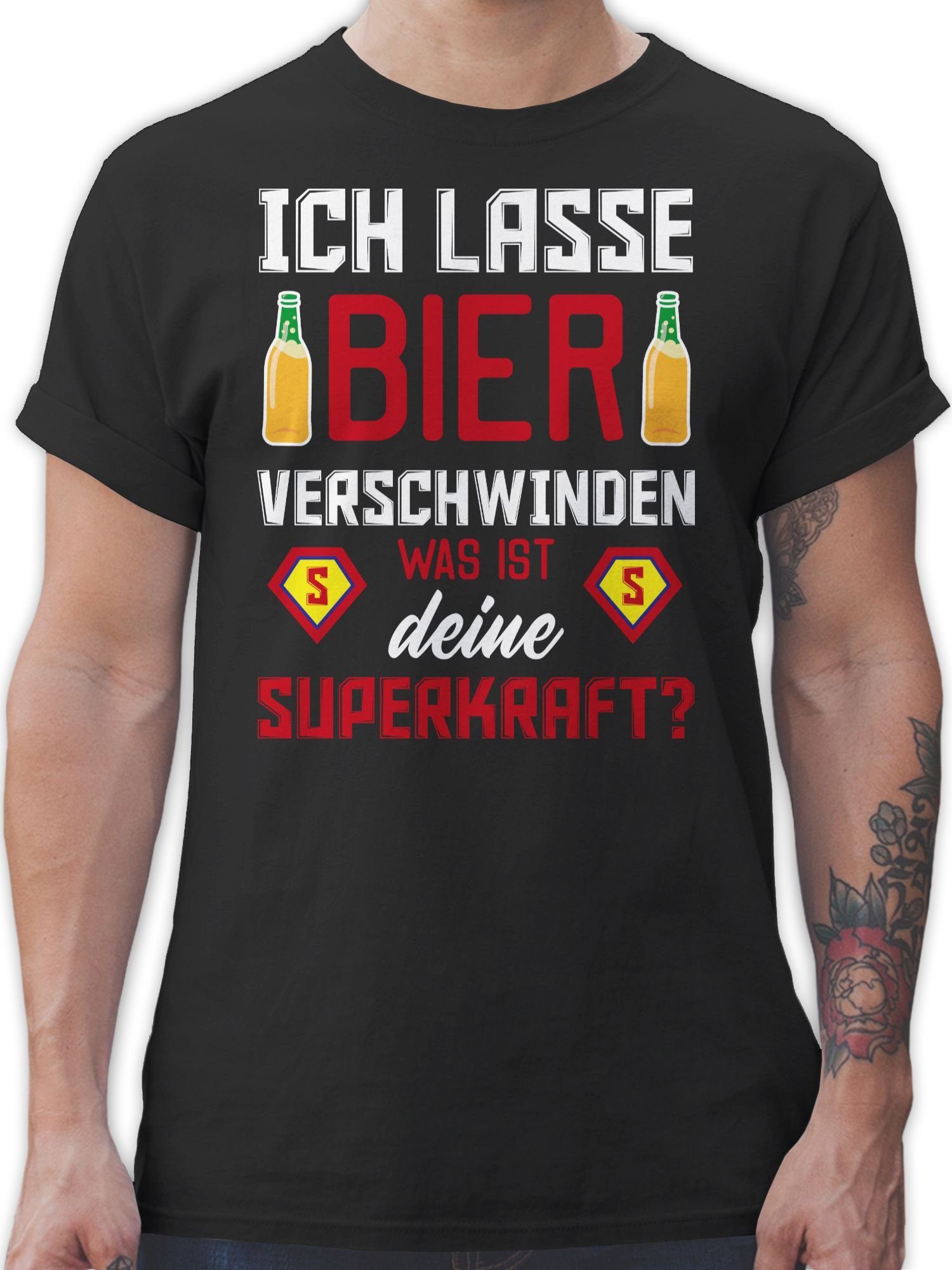 Shirtracer T-Shirt Ich lasse Bier verschwinden
