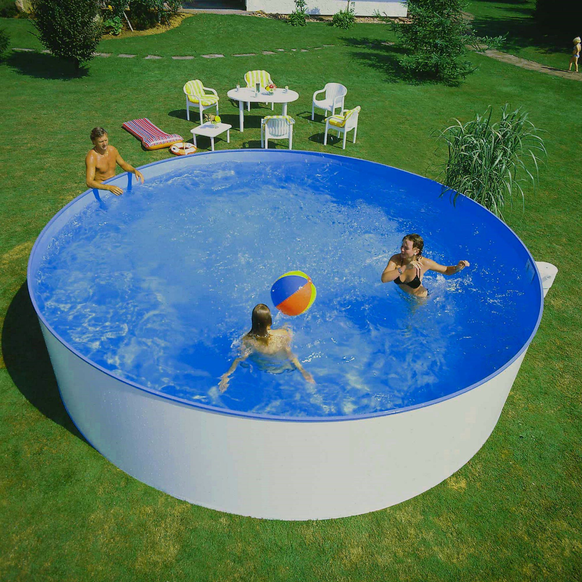 Planet Pool Rundpool Stahlwandpool rund 360x84
