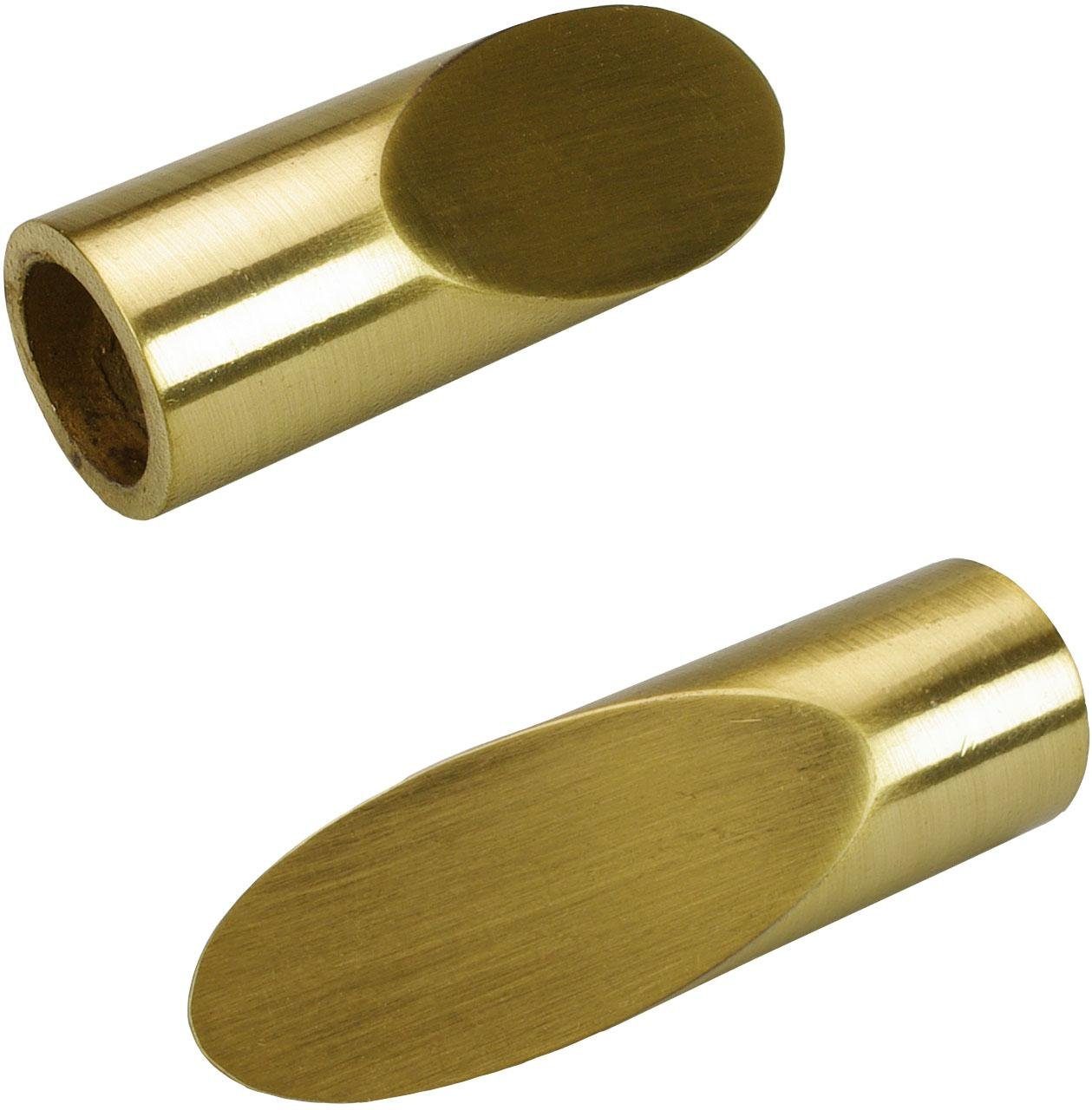 Liedeco Gardinenstangen-Endstück Cut, Gardinen, (Set, 2-St),