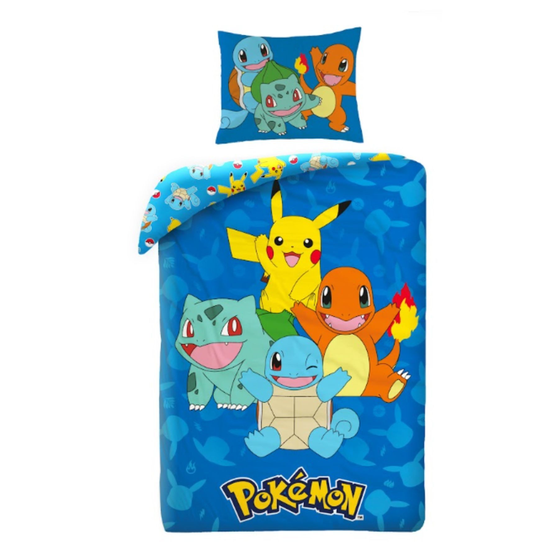 POKÉMON Bettwäsche Kinder-Bettwäsche – Bettbezug 140x200