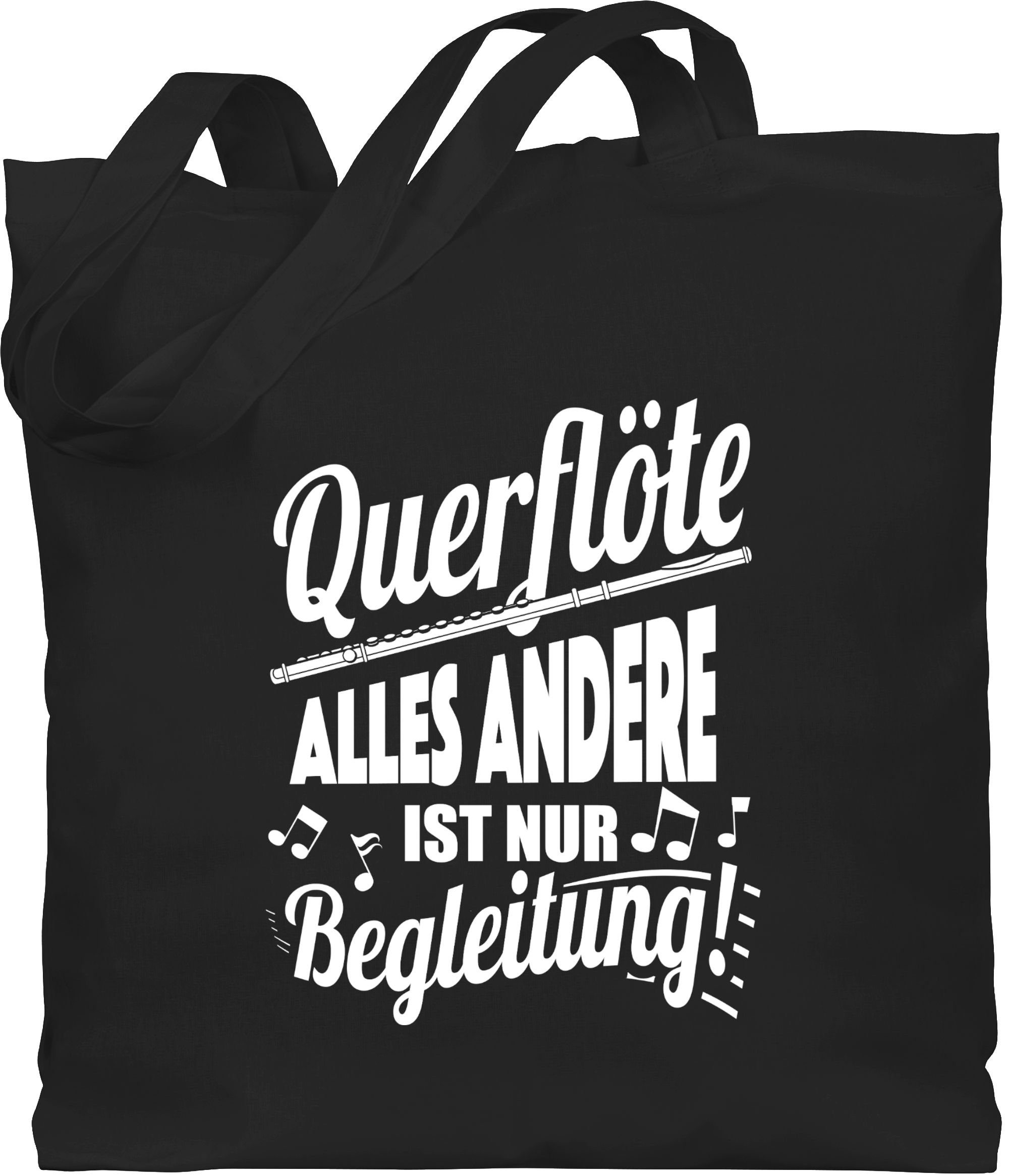 Shirtracer Umhängetasche Querflöte Alles andere ist