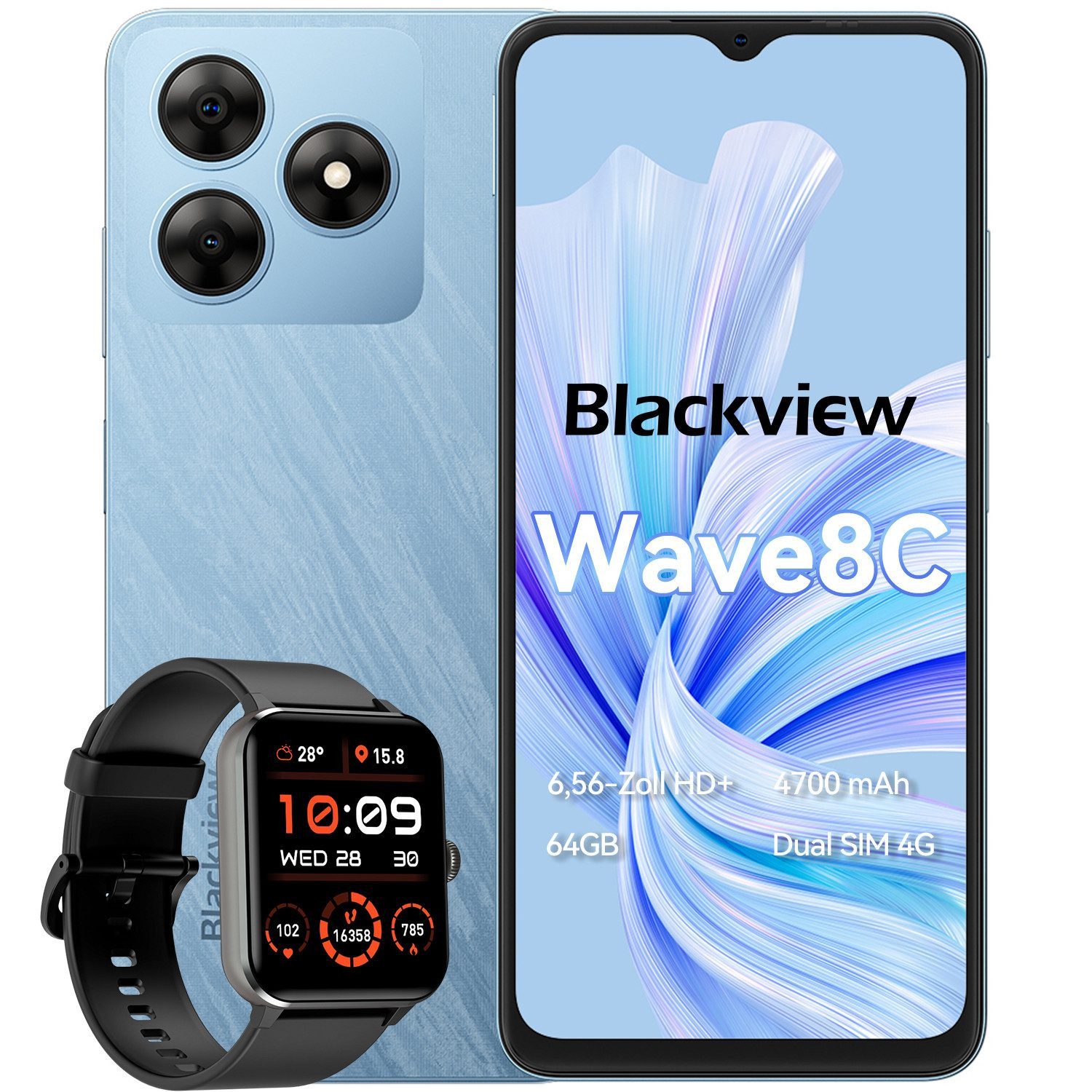 blackview Wave8C incl. R50 Smartphone (6,6