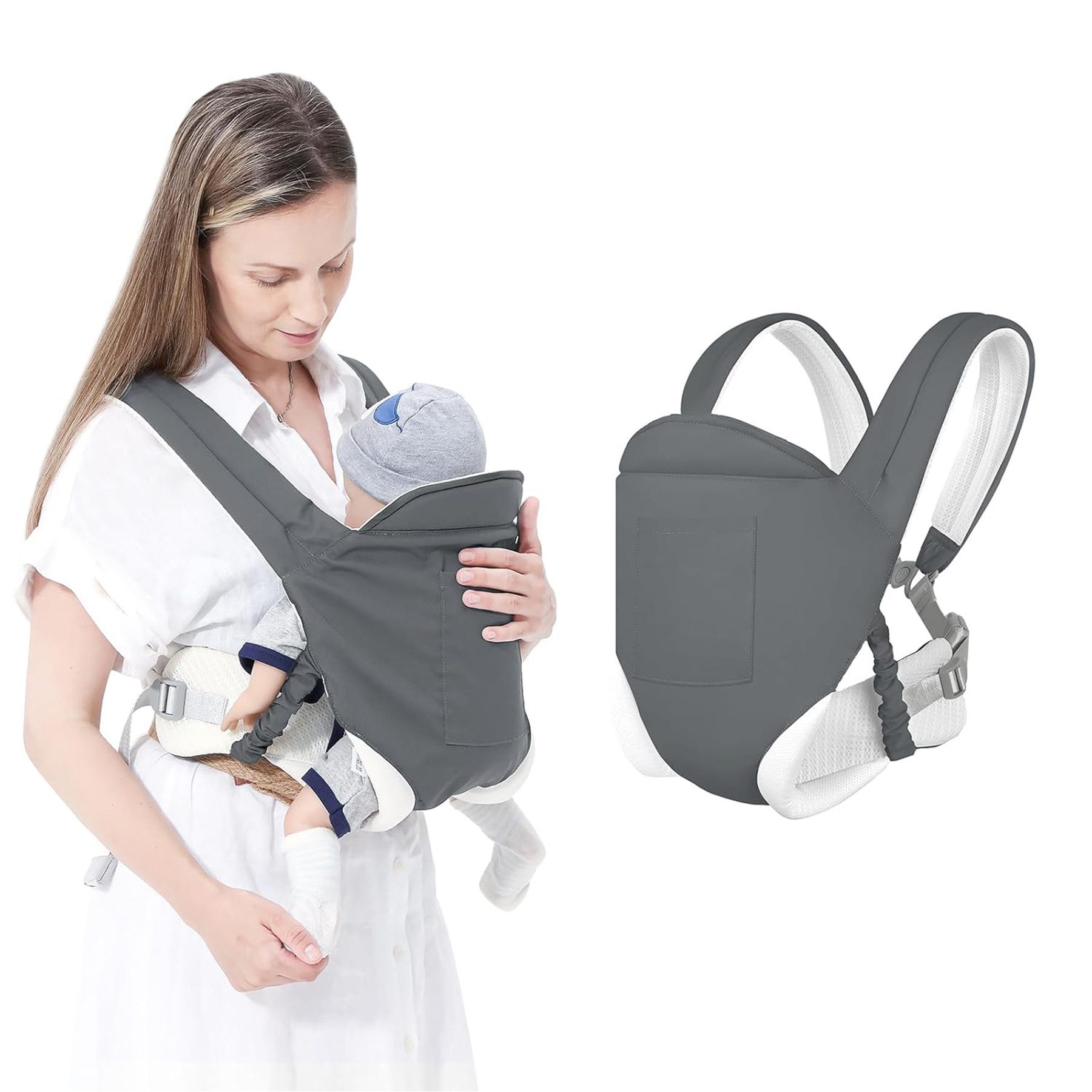 Mutig Babytrage All-In-One Babytrage für Neugeborene