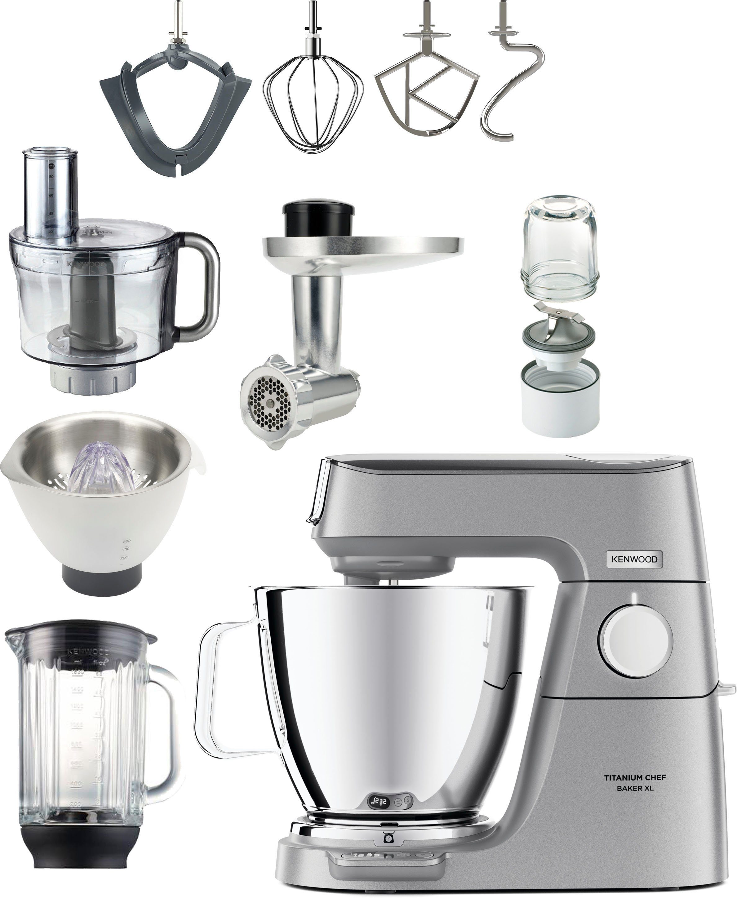 KENWOOD Küchenmaschine Titanium Chef Baker XL