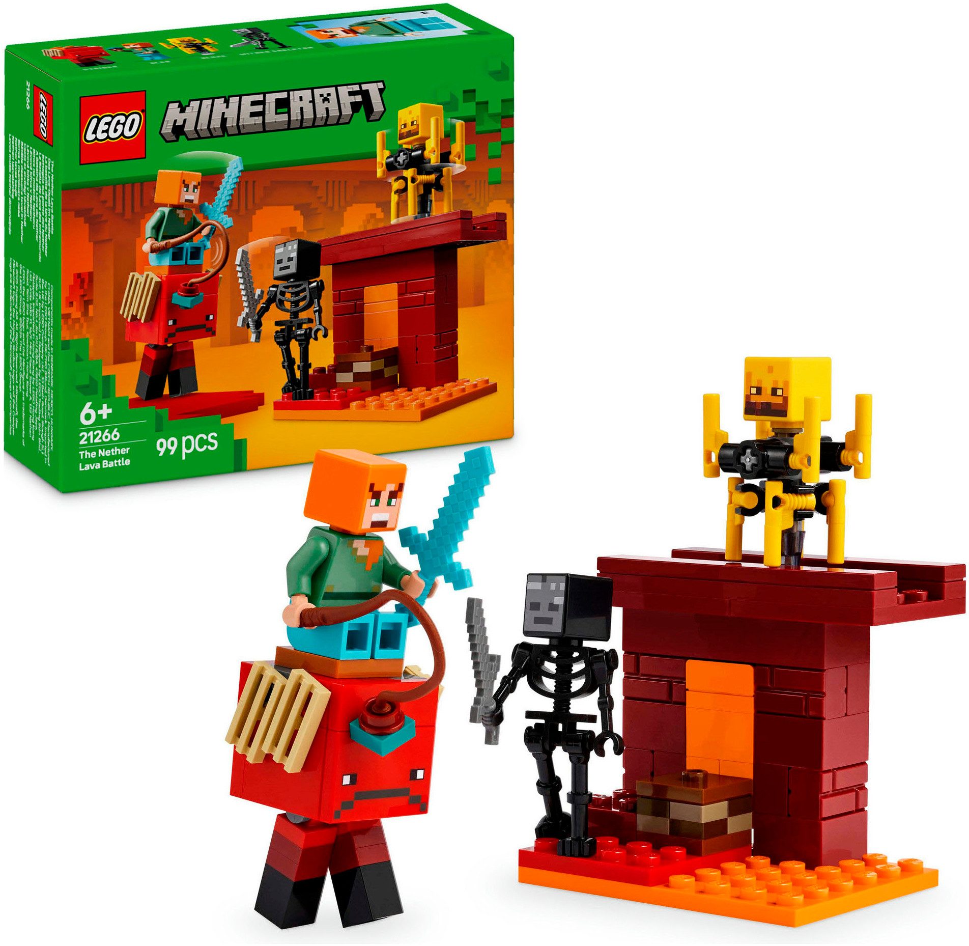 LEGO® Das Lava-Duell im Nether (21266),