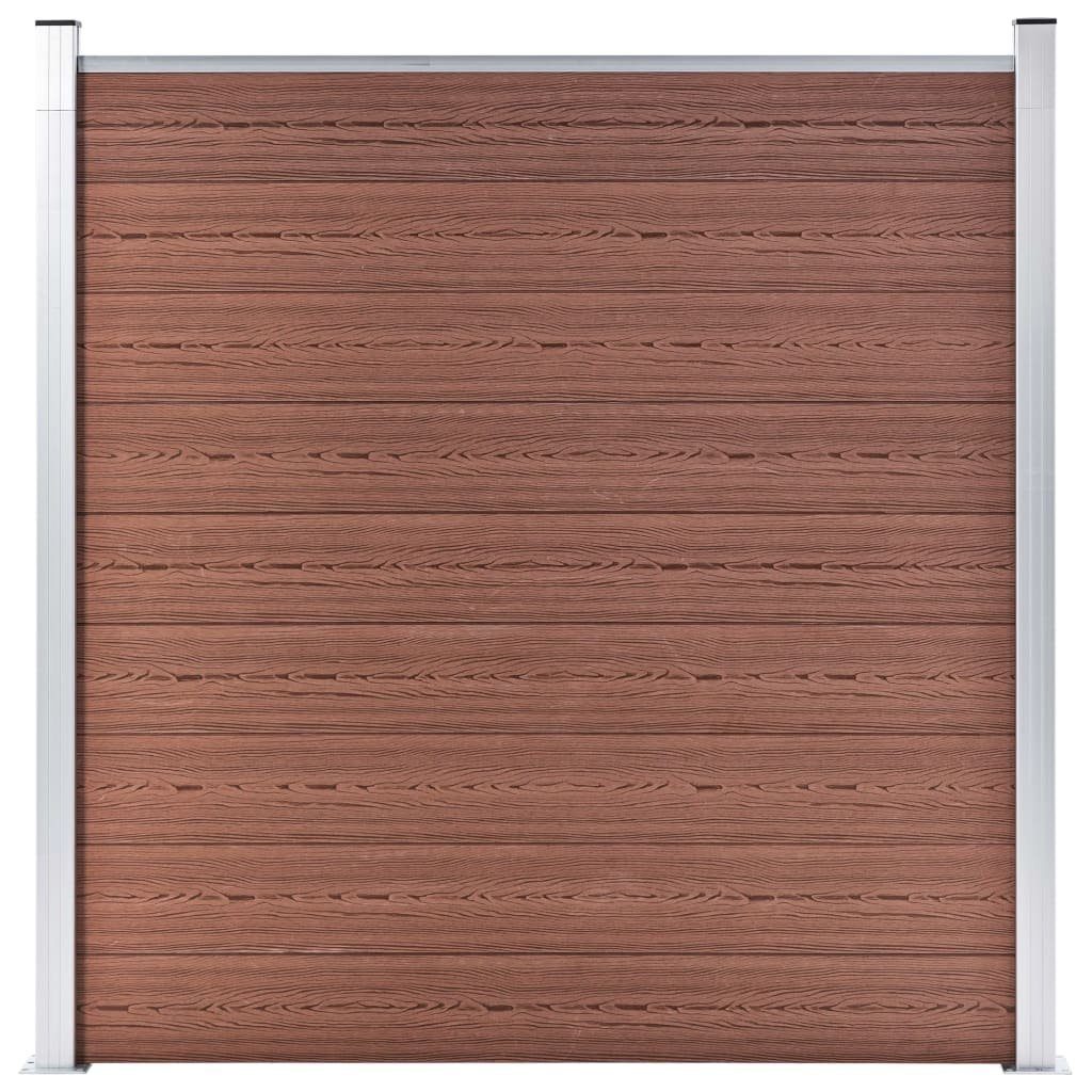 vidaXL Gartenzaun Gartenzaun WPC 180×186 cm