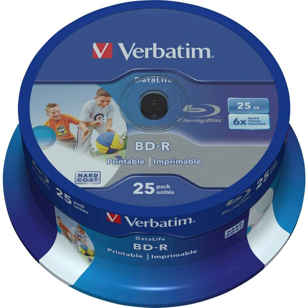 Verbatim Blu-ray-Rohling Blu-ray BD-R SL 25GB