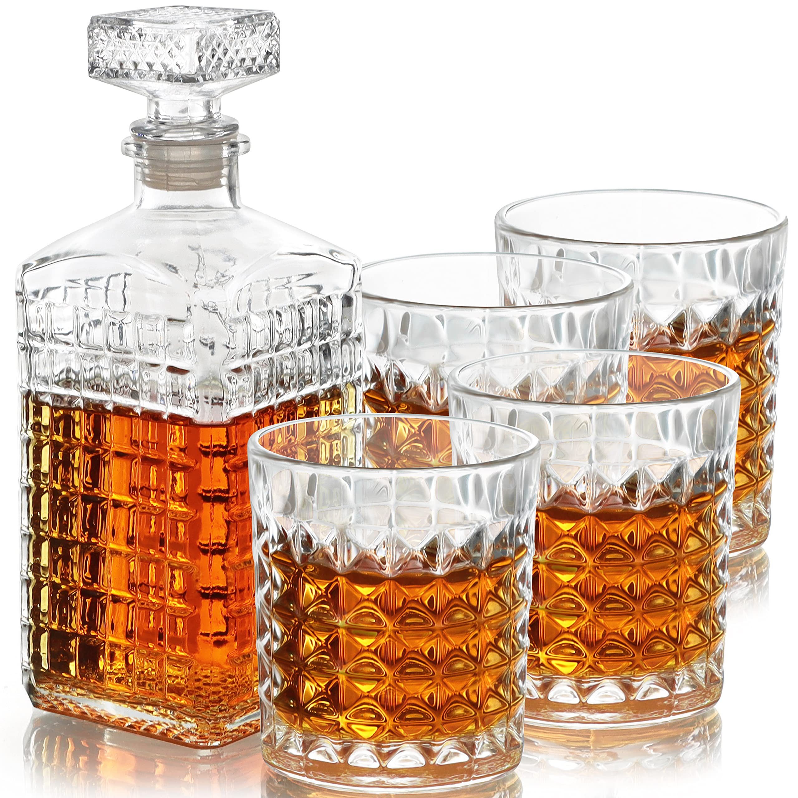 Belle Vous Eiswürfel-Steine Whisky Dekanter Set