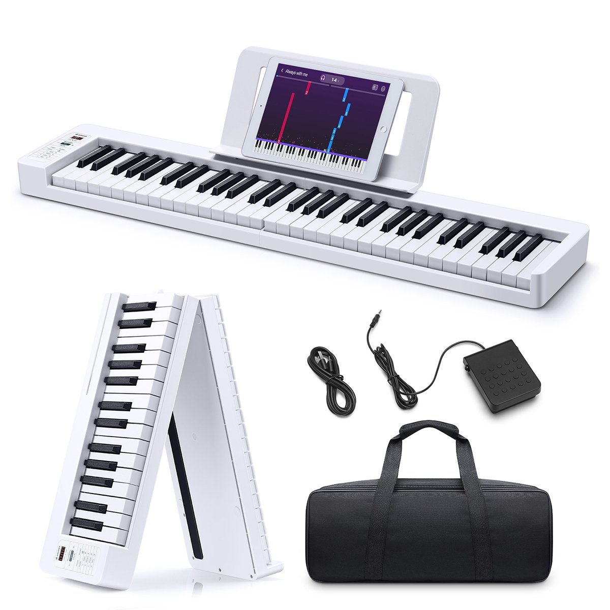 Donner Home-Keyboard Keyboard Klavier faltbare elektrische