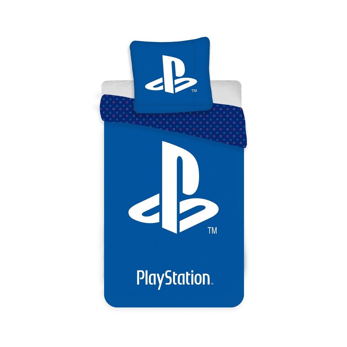 Playstation Bettwäsche PlayStation Blue Bettwäsche-Set Logo