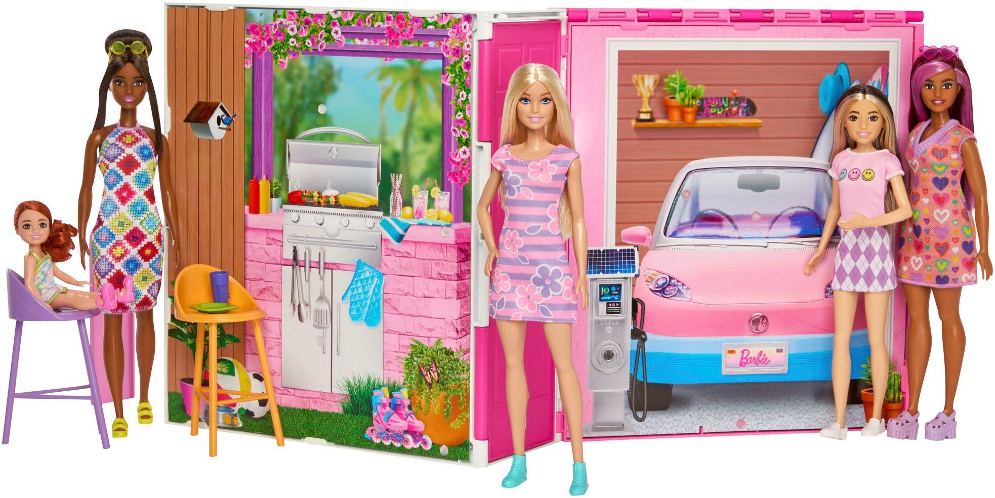 Barbie Puppenhaus Mitnehmhaus, inklusive einer Barbie