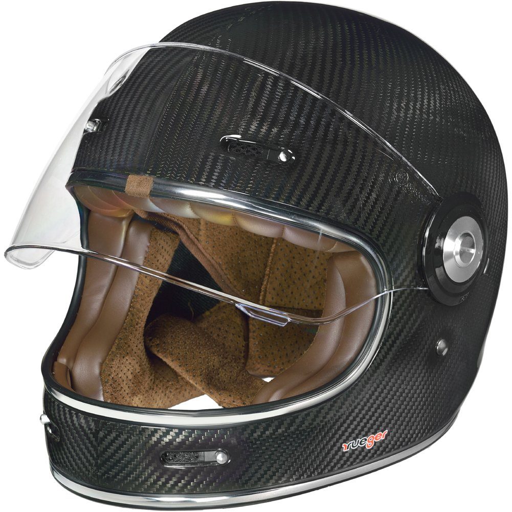 rueger-helmets Motorradhelm RT-825 Carbon Integralhelm Motorradhelm