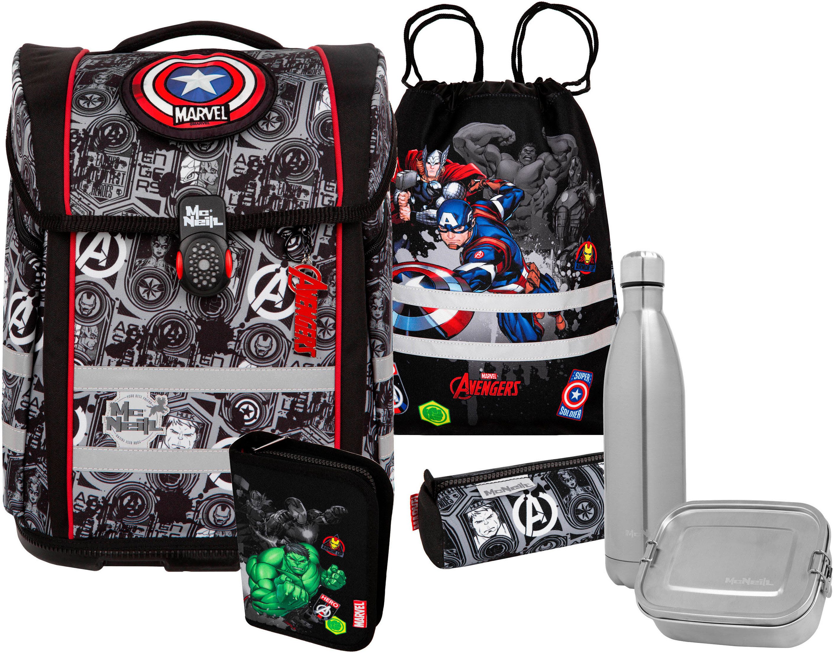 McNeill Schulranzen Perfecto, Marvel, Avengers (Set,