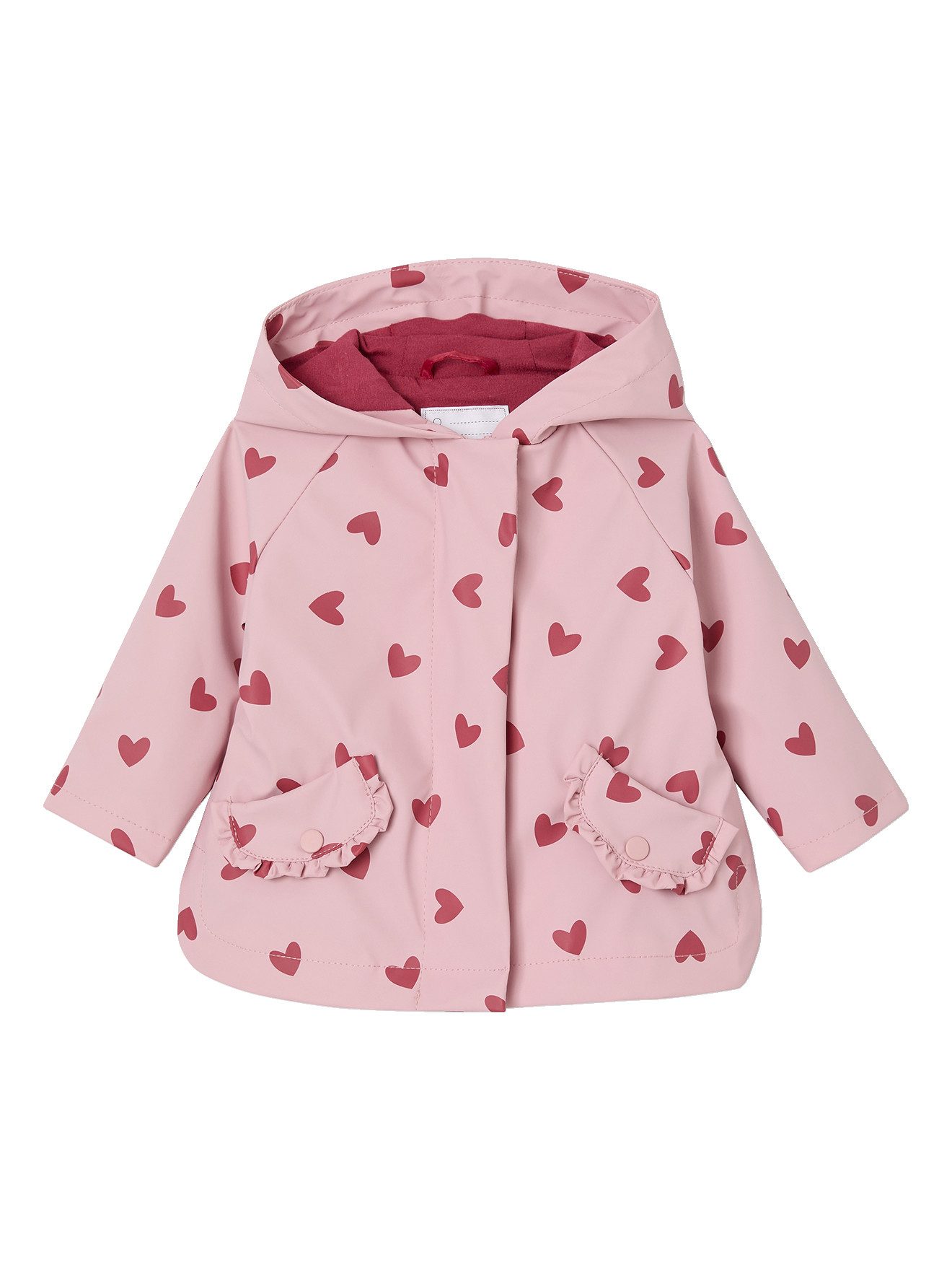 vertbaudet Regenjacke Mädchen Baby Regenjacke Rschen-Taschen