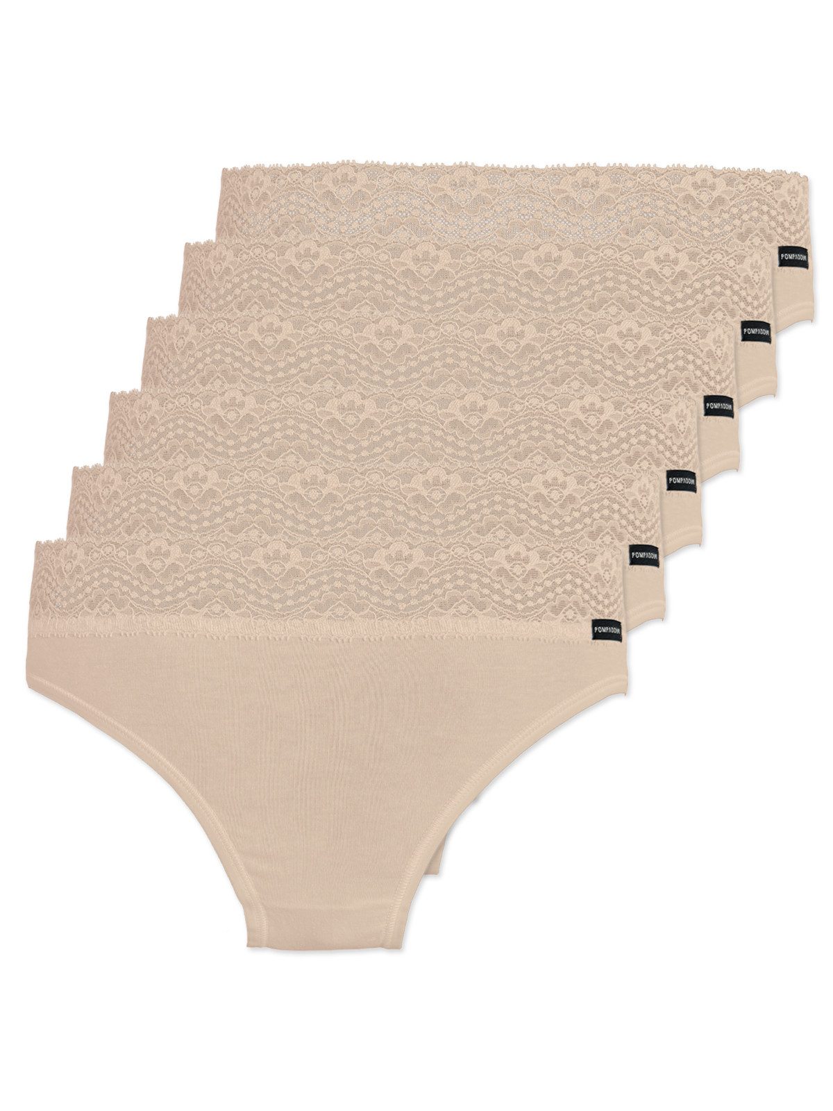 Pompadour Bikinislip 6er Pack Damen Bikinislip