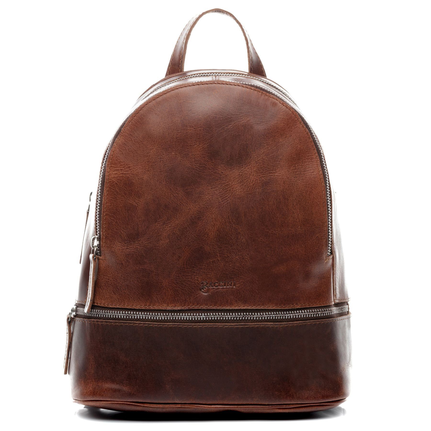 BACCINI Rucksack echt Leder Rucksack groß