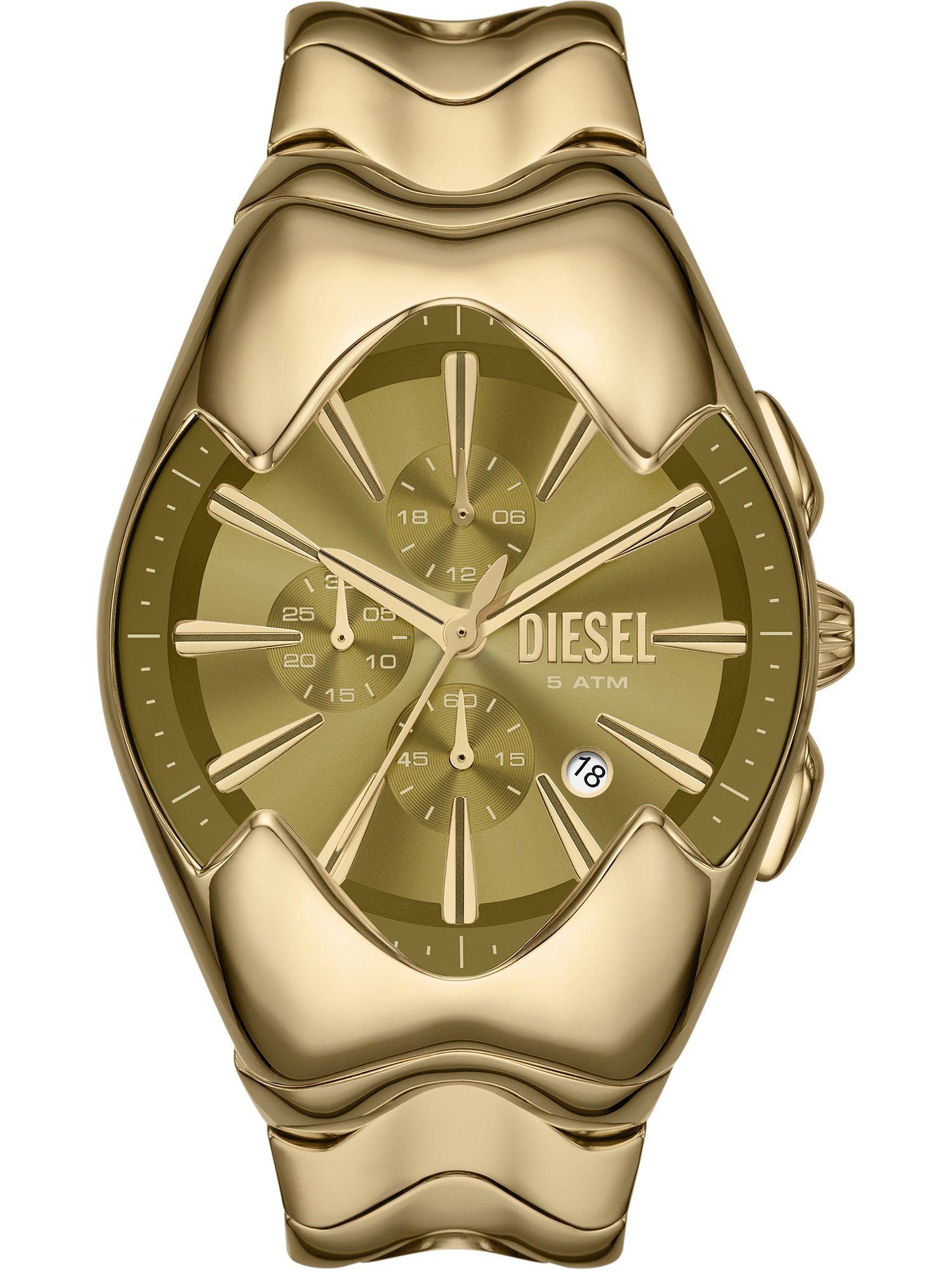 Diesel Chronograph Diesel Herren-Uhren Analog Quarz,