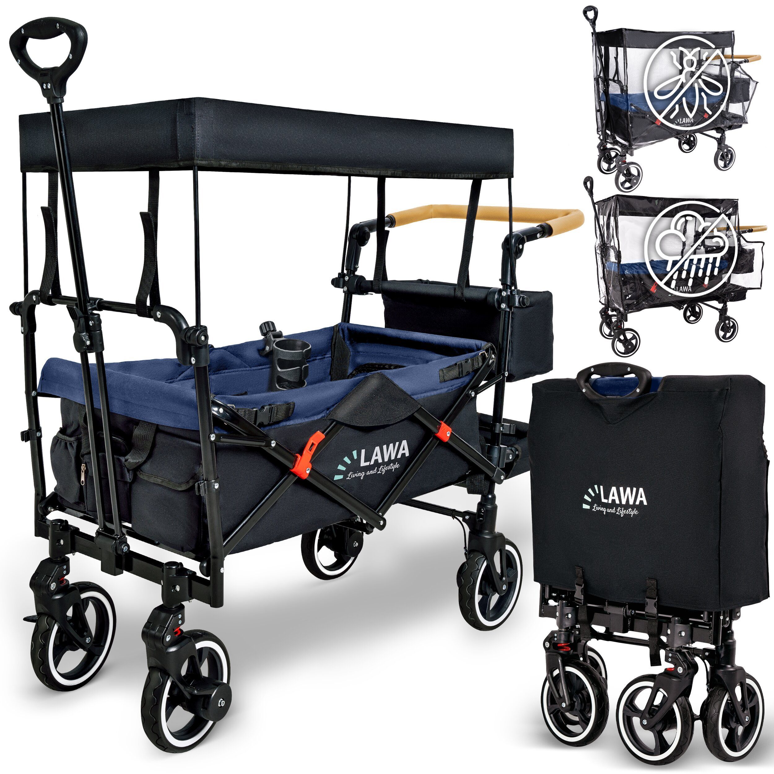 LAWA Living and Lifestyle Bollerwagen faltbar