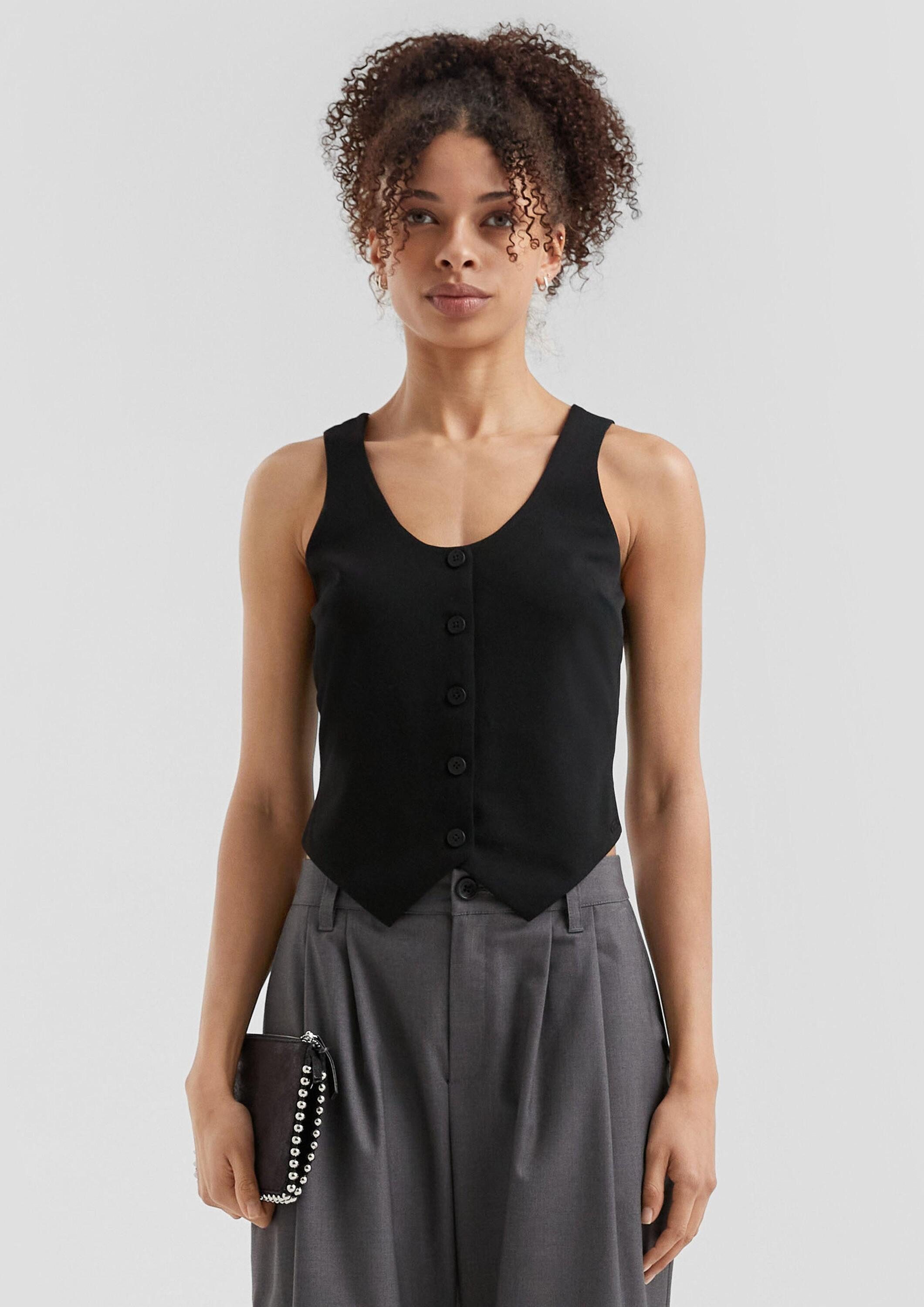 QS Funktionsweste Indoor-Weste Schmal geschnittene Weste