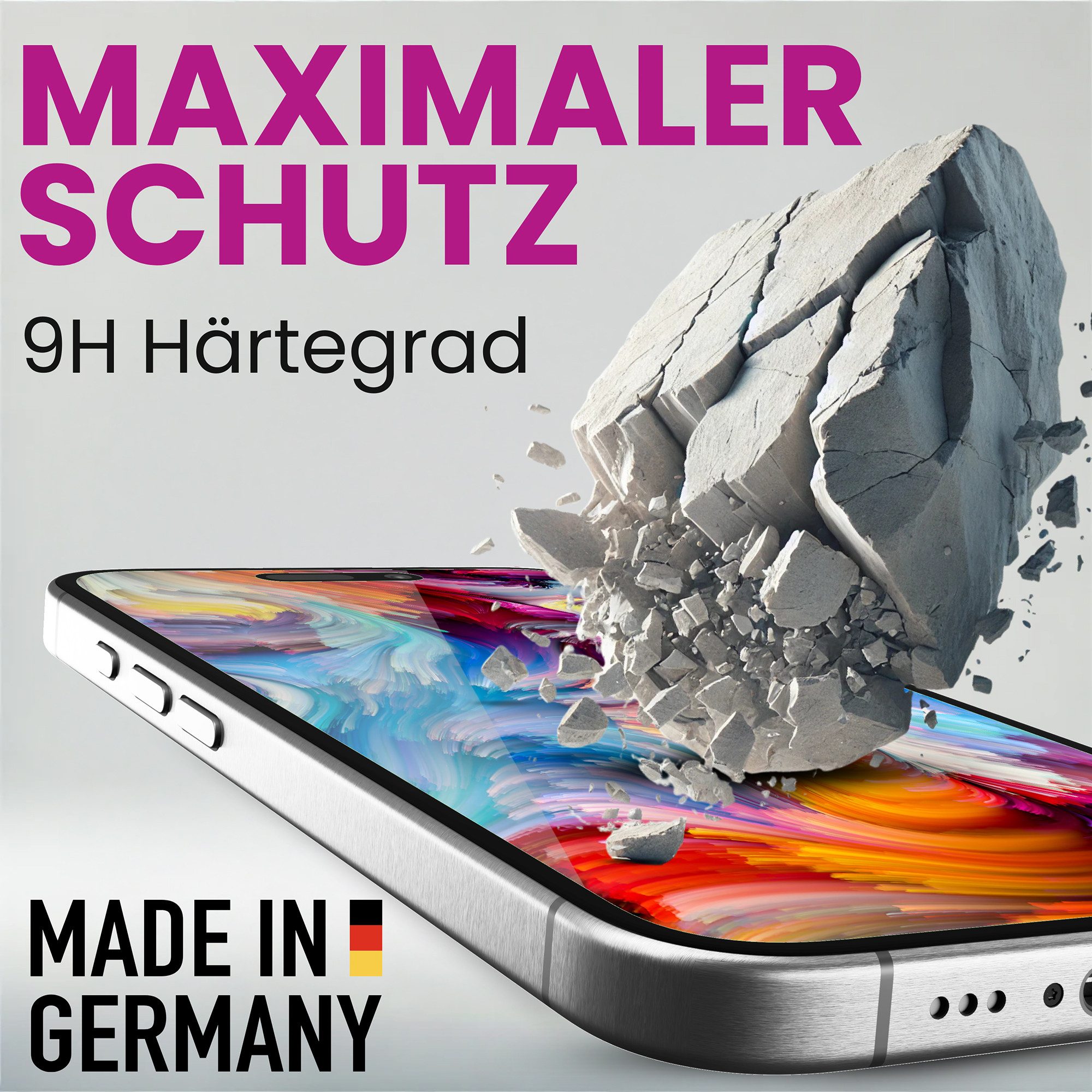 atFoliX Schutzfolie Panzerglasfolie für Sony Xperia