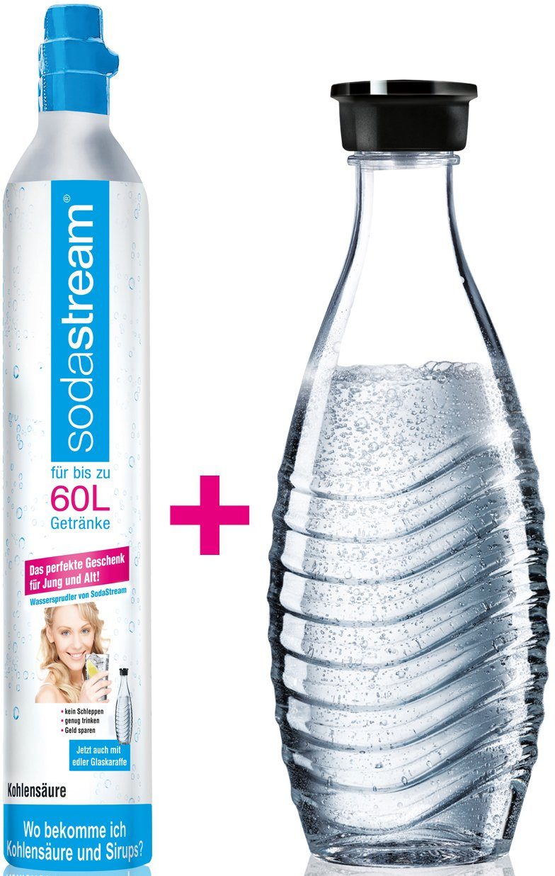 SodaStream Wassersprudler, (Set, 2-tlg), Reservepack mit
