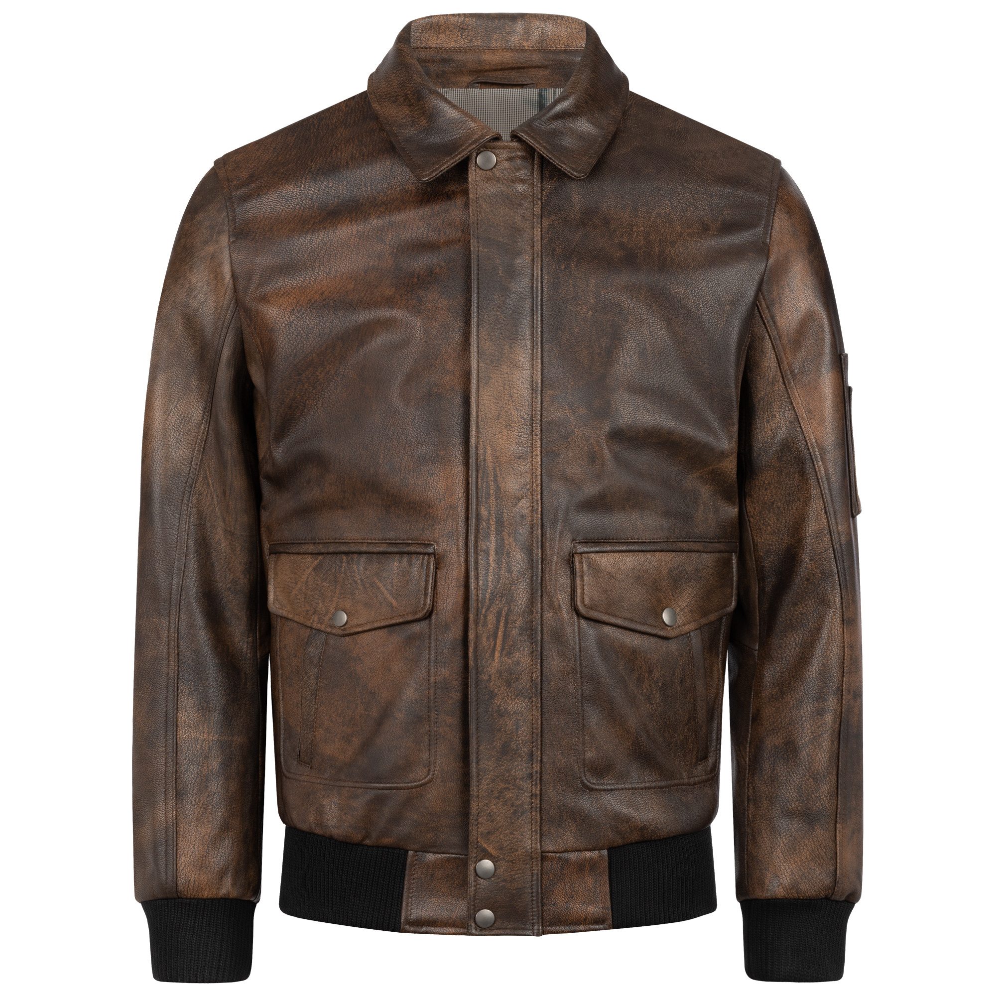 S&A Ledermoden Lederjacke Dario • Gerader