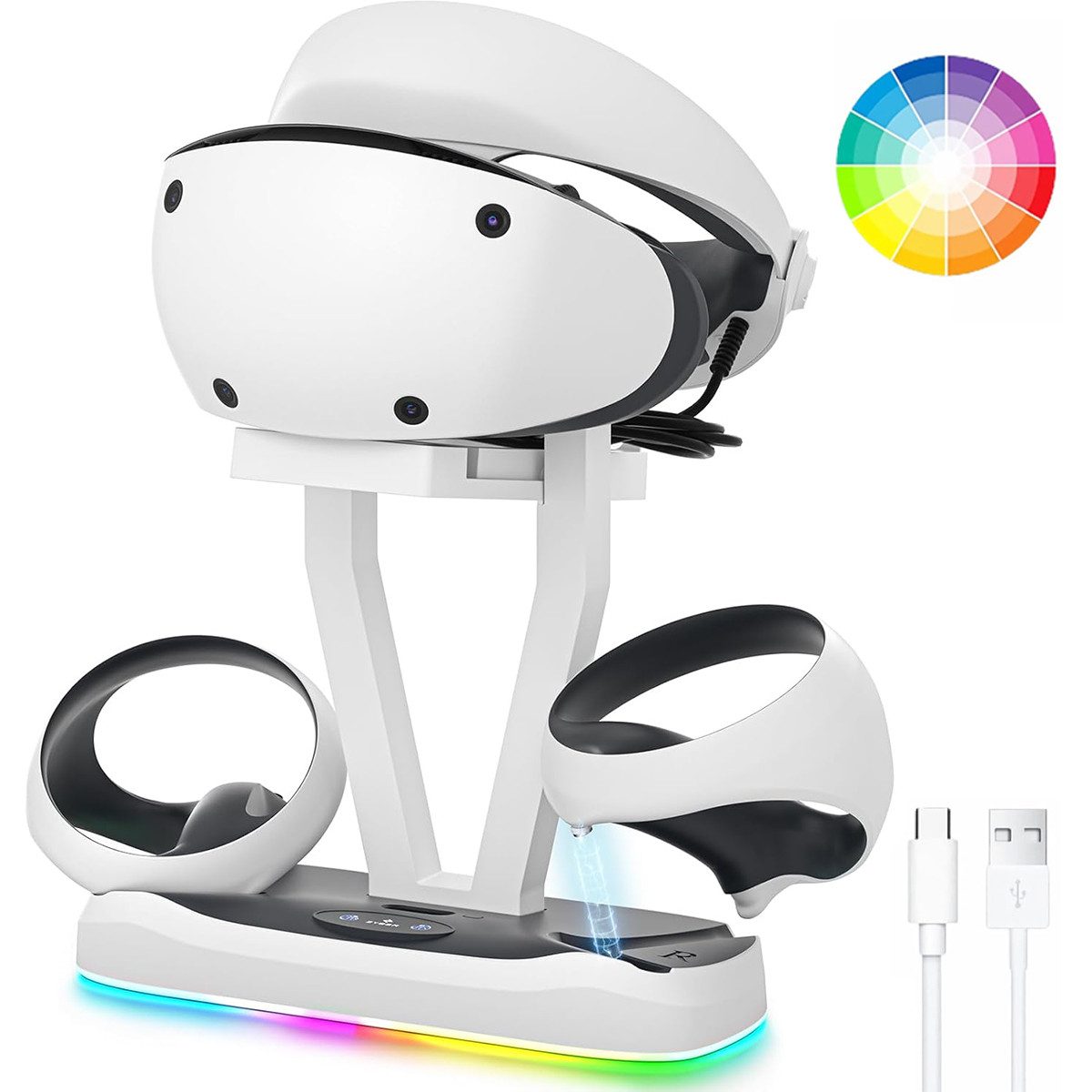 ZEUOPQ Ladestation für PS5 VR2 Controller