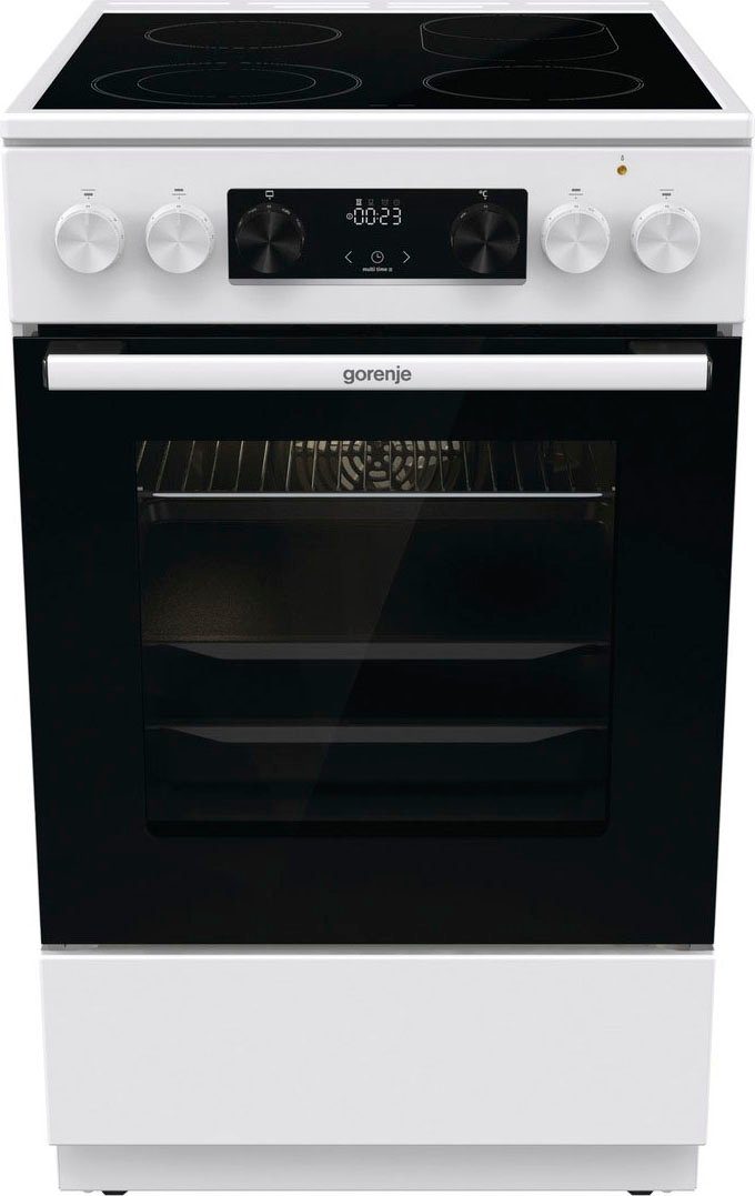 GORENJE Elektro-Standherd GECS5C70WA, mit 1-fach-Teleskopauszug, Aqua