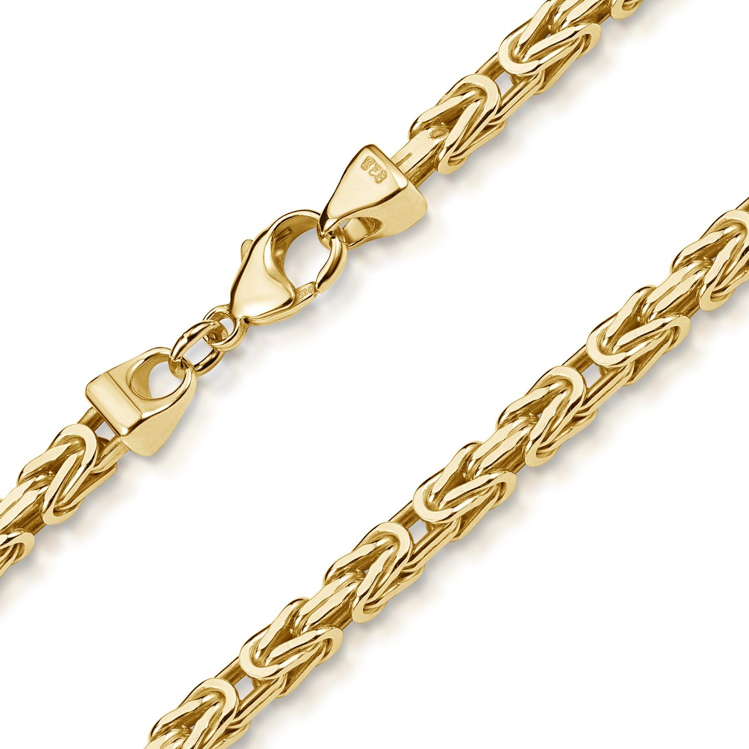 Materia Goldkette Herren breit 5mm Königskette